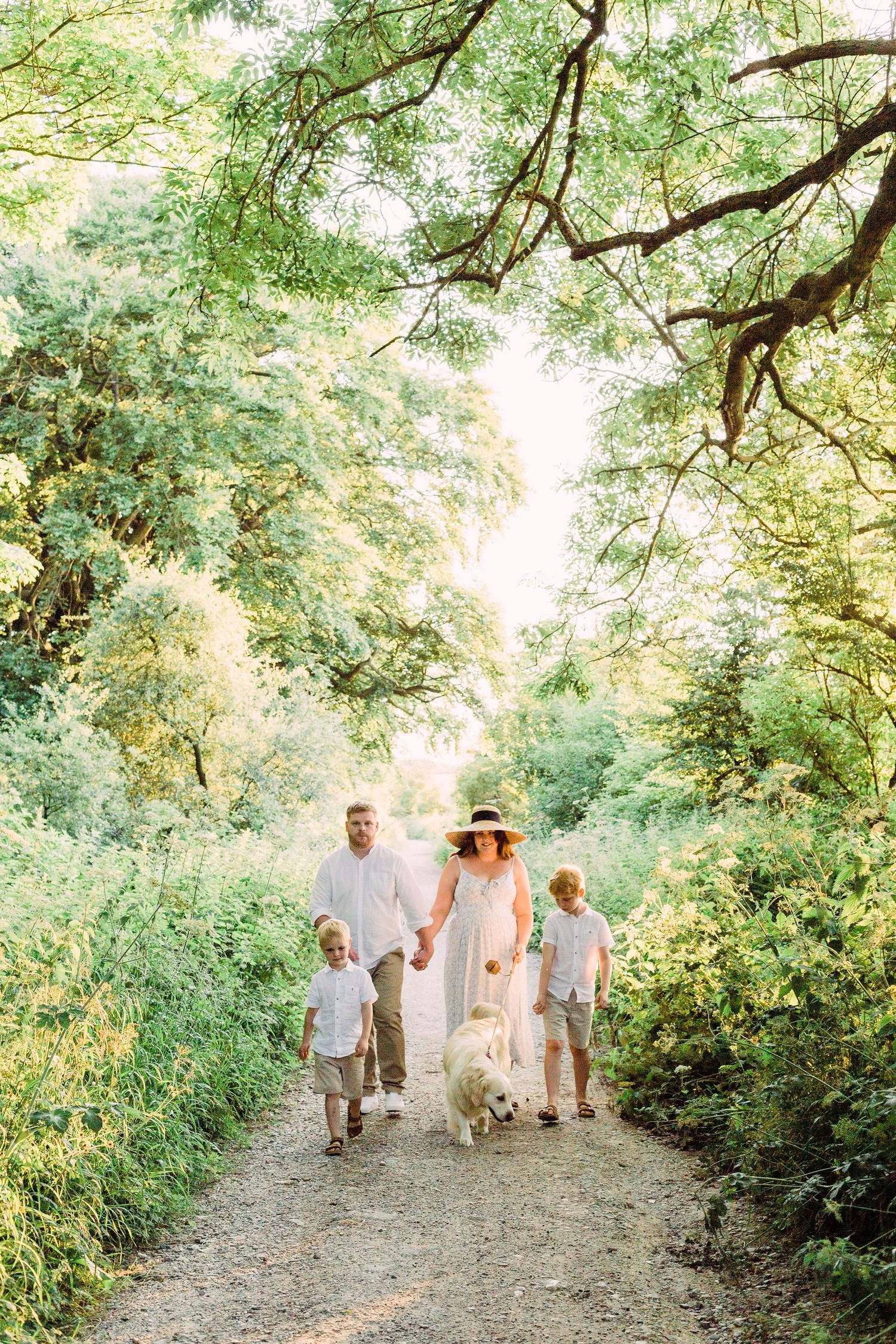Outdoor family photography at sunset by Tabitha Stark Photography