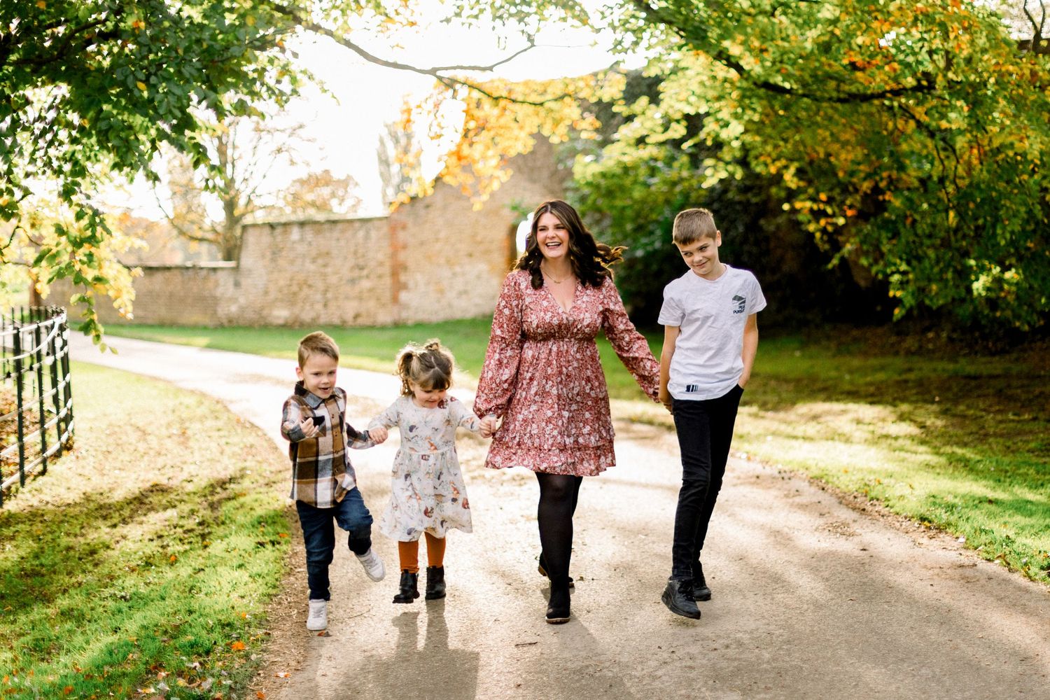 Outdoor family photography at sunset by Tabitha Stark Photography