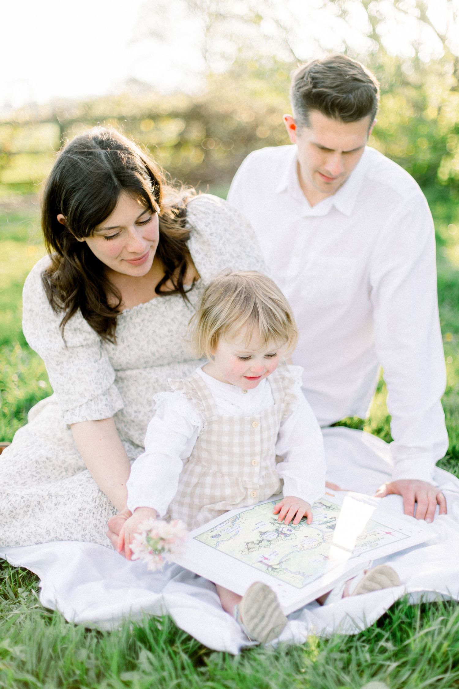 Outdoor family photography at sunset by Tabitha Stark Photography