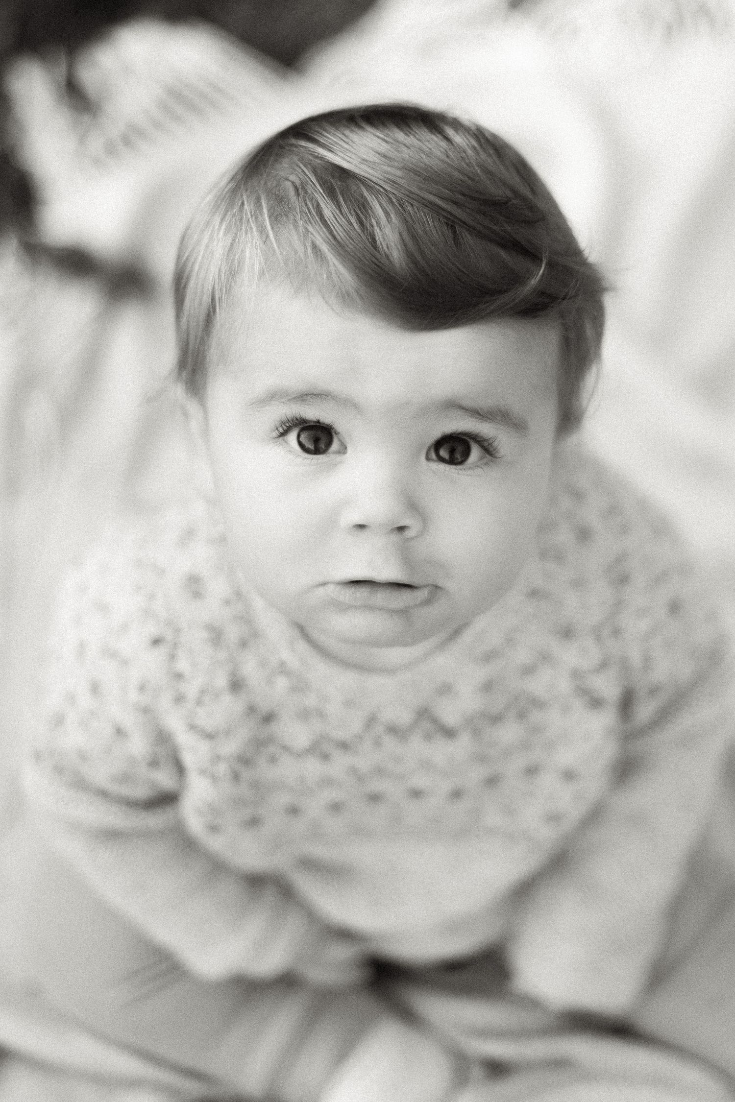 Natural portrait of a toddler playing during a family photoshoot in East Yorkshire