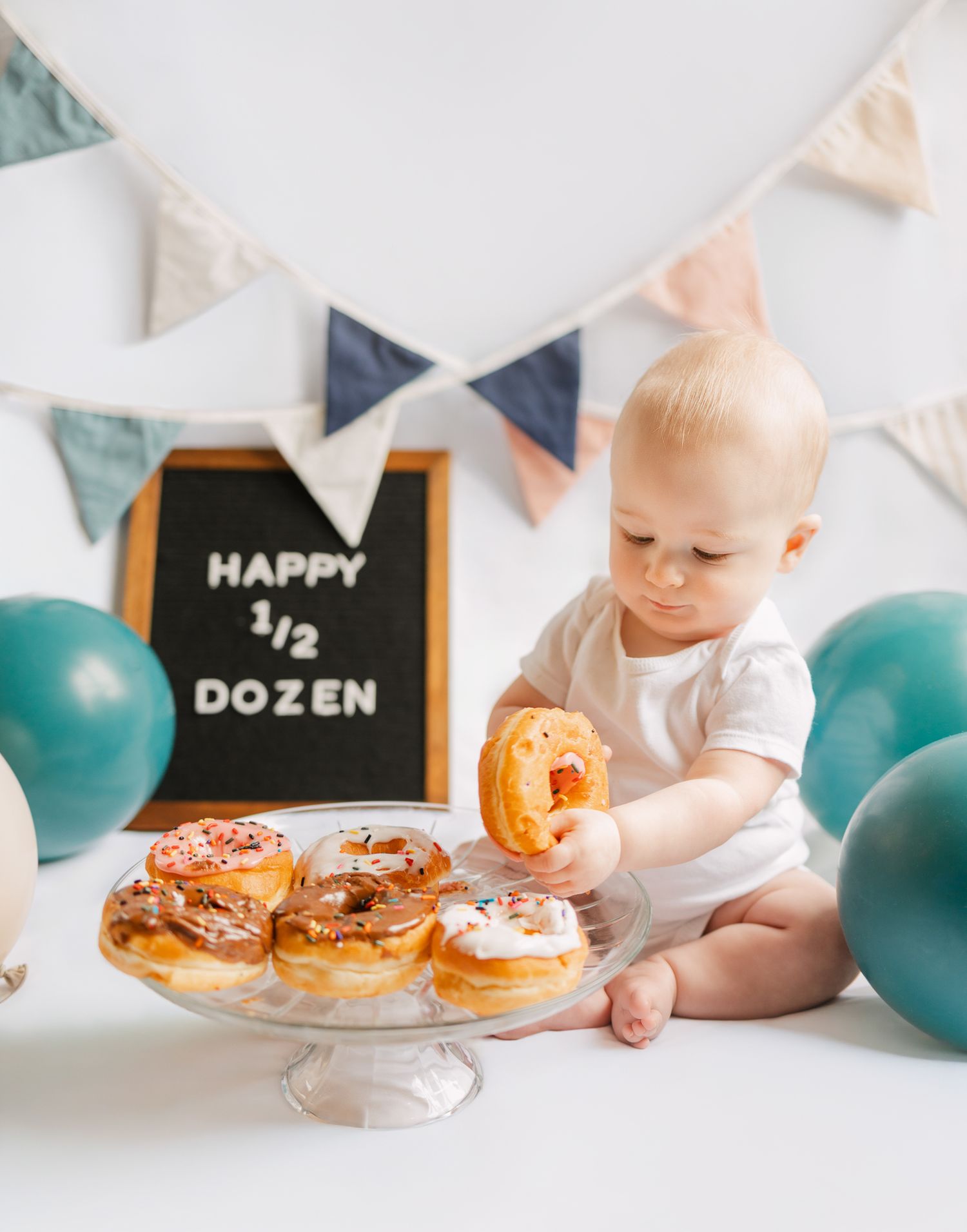 happy half dozen donuts 6 month old baby