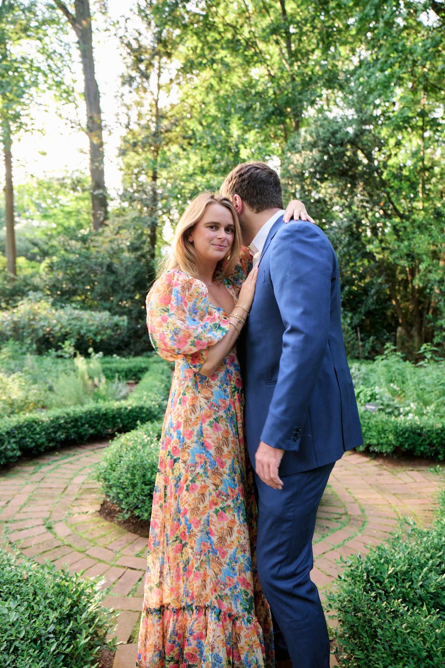Wing Haven Garden engagement photography in Charlotte, NC