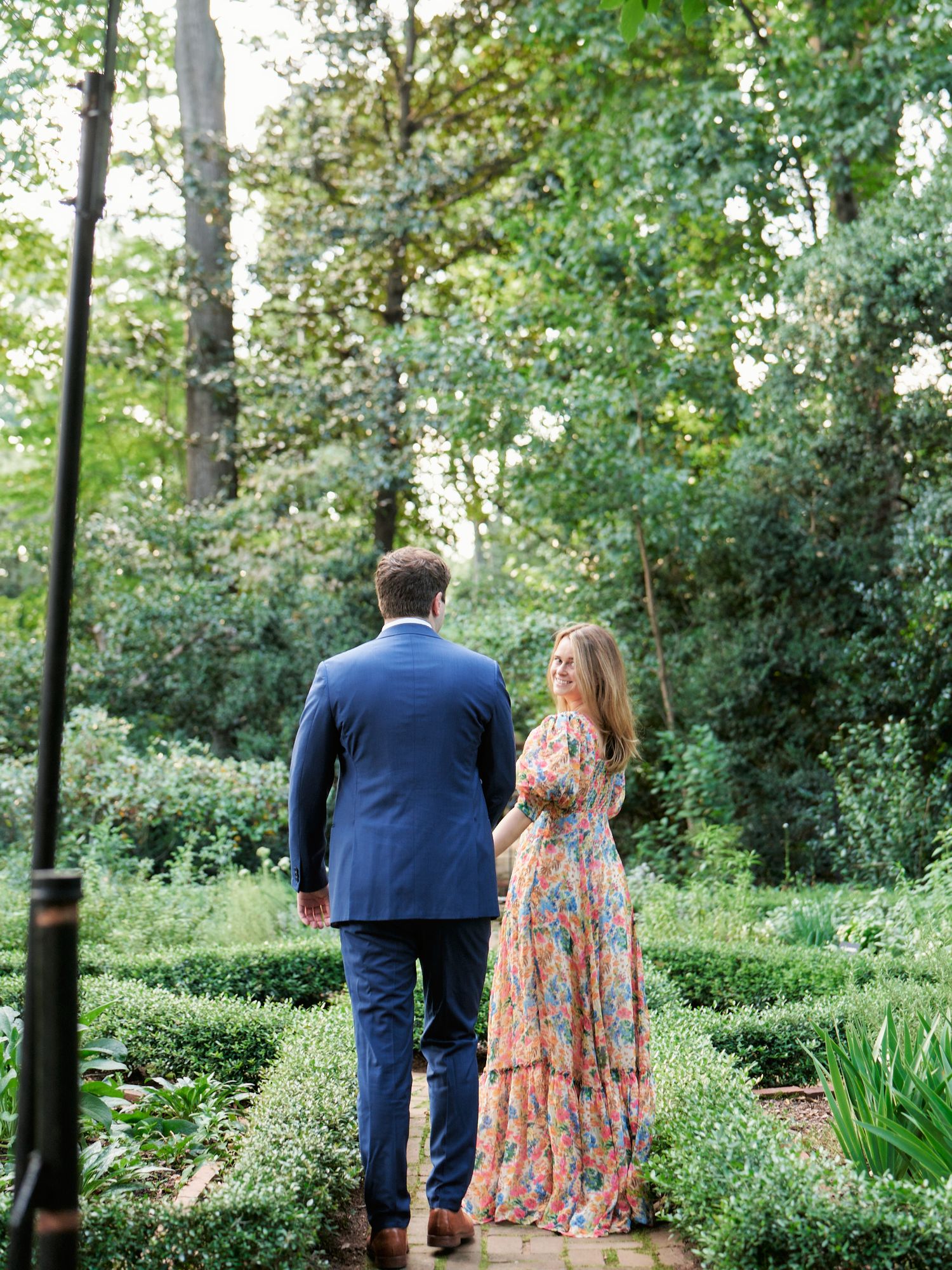 Wing Haven Engagement photos in Charlotte, NC