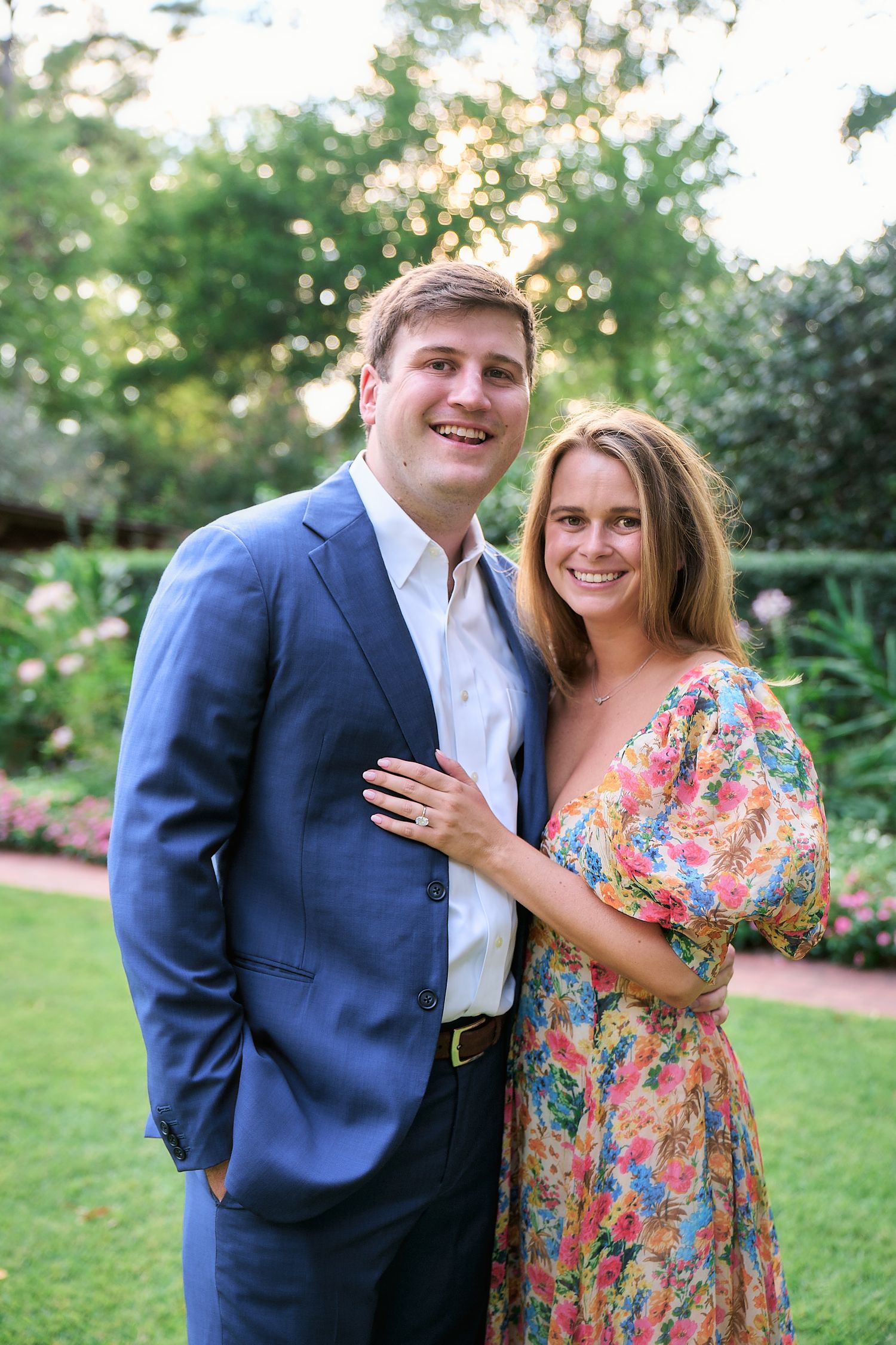 Wing Haven Garden engagement photography in Charlotte, NC