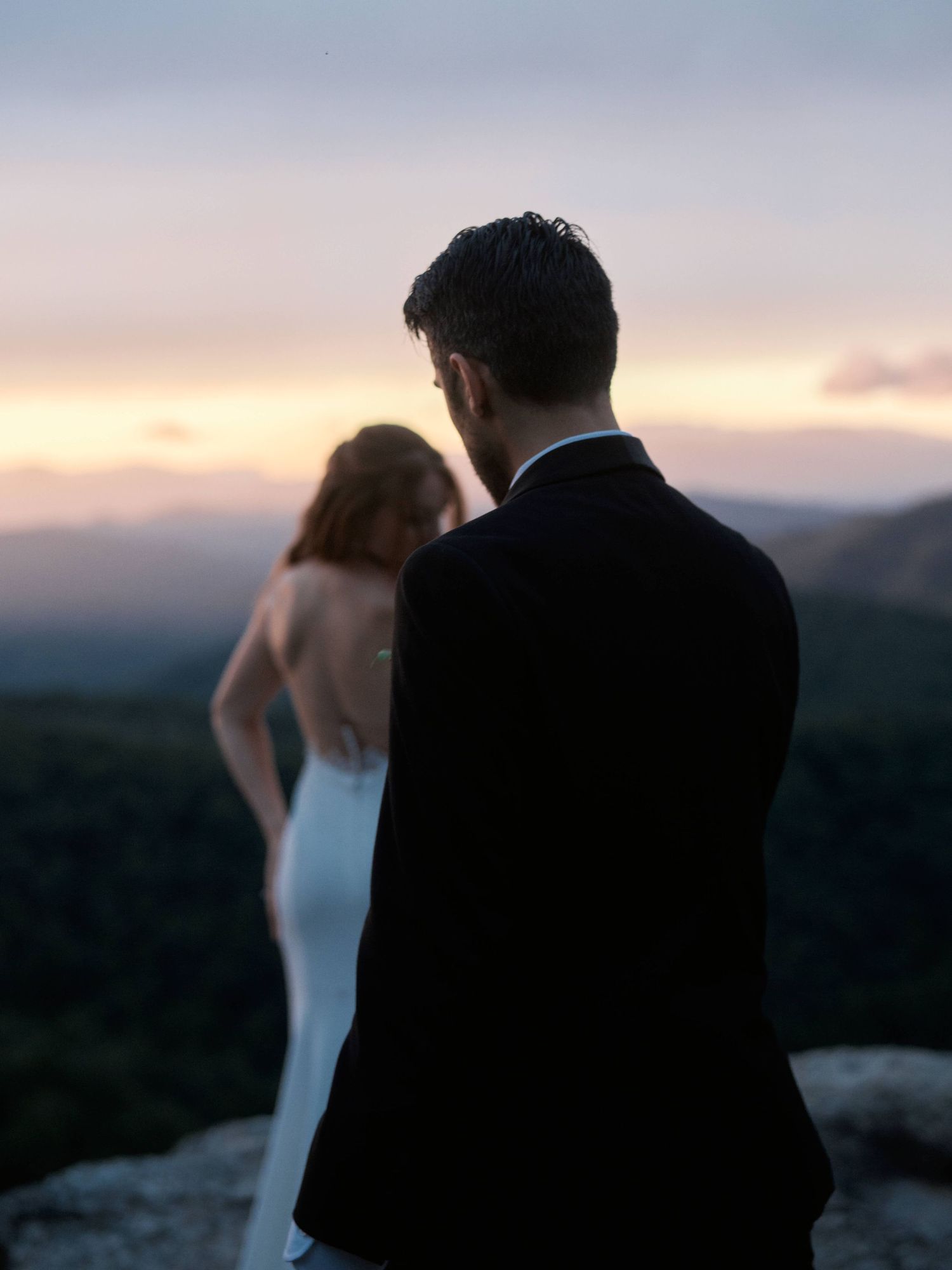 Sunset Elopement in Asheville, NC