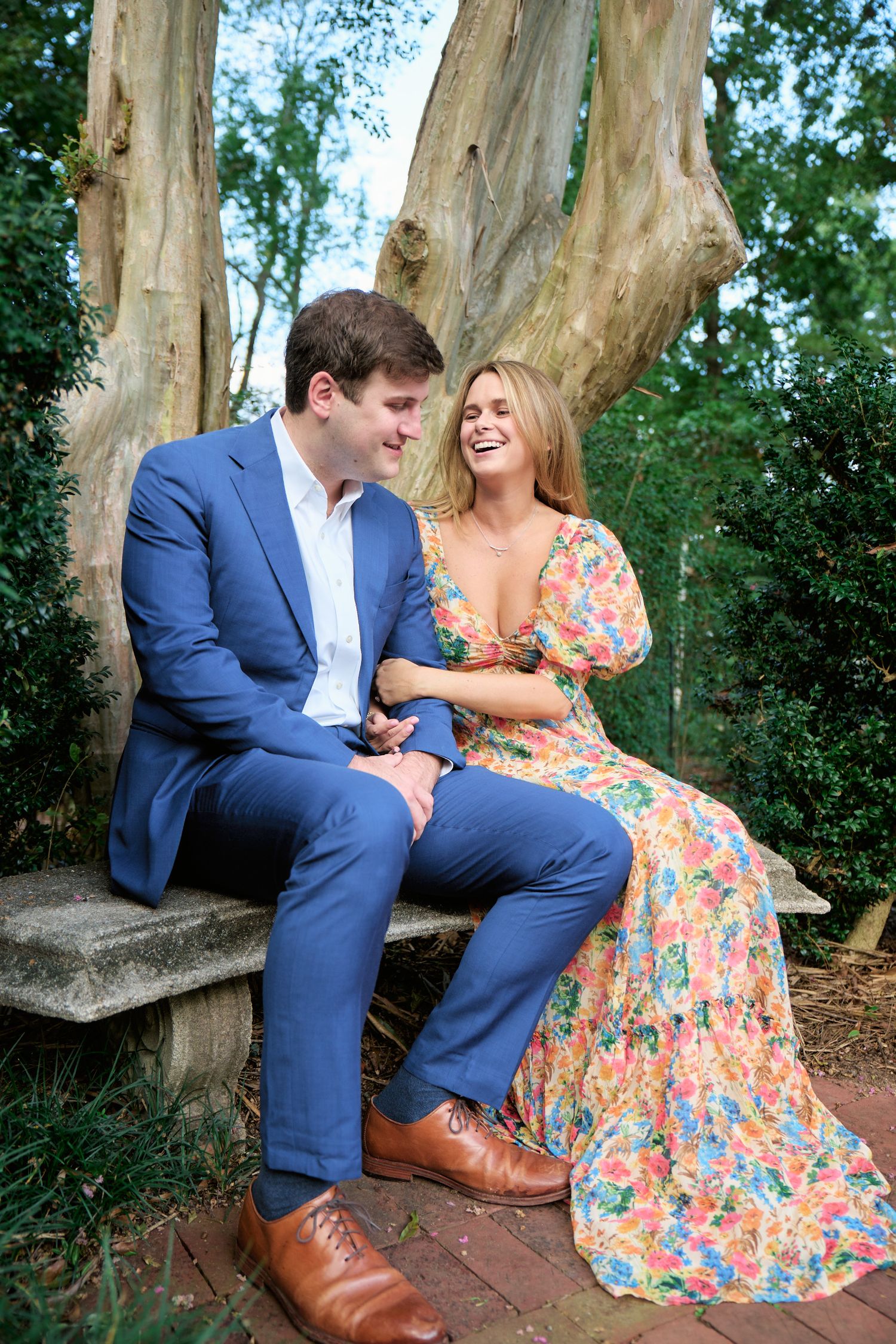 Wing Haven Engagement Photography with Film