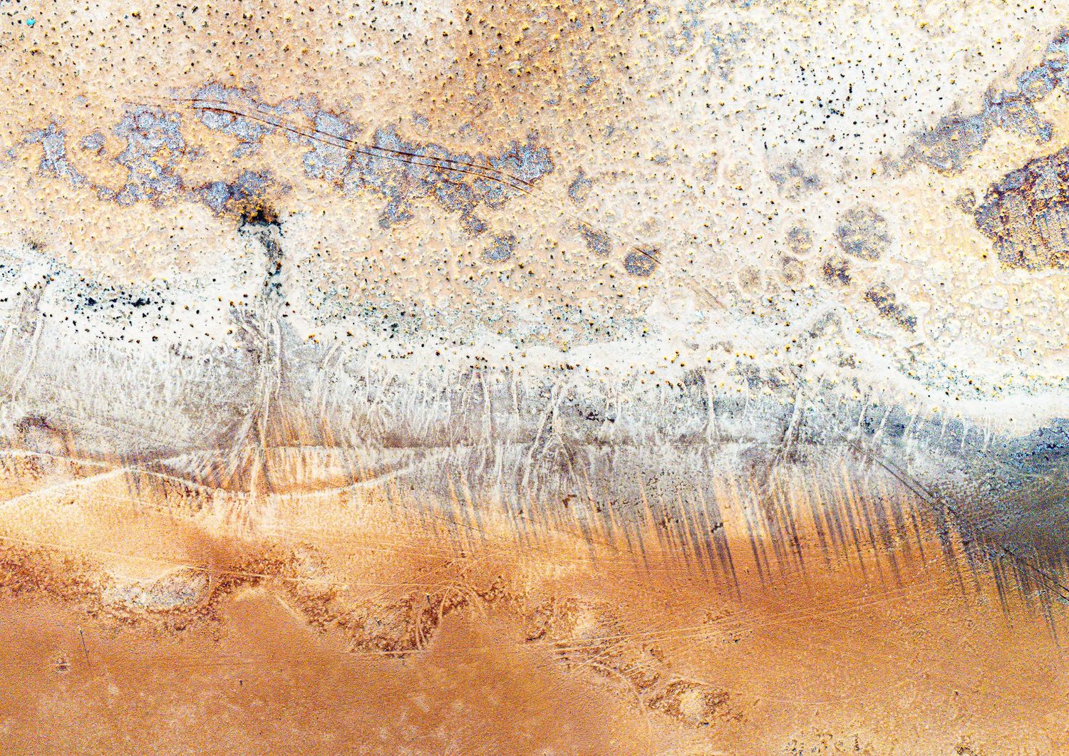 Abrasion - Fine art aerial landscape photography by Caitlyn Deigan, Western Australia.