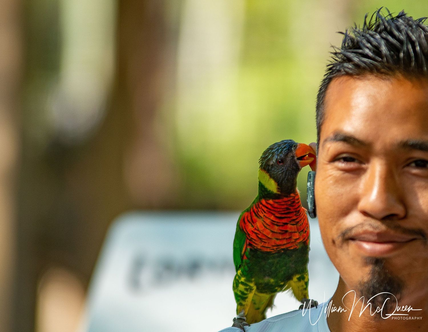 Environmental Portrait taken at Zoo Tampa Lowery Park