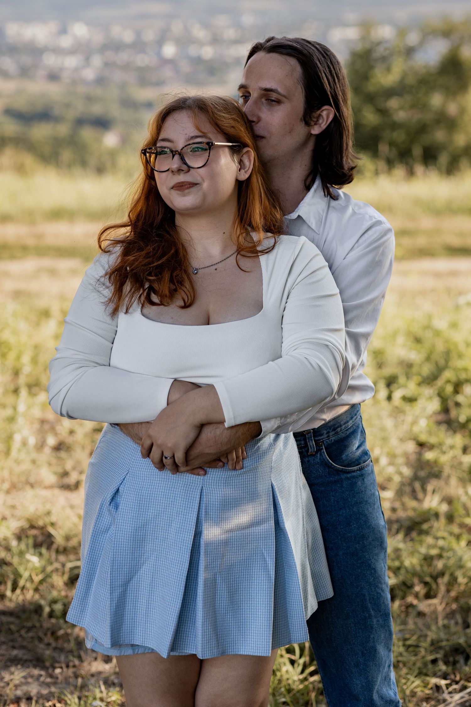 objatie páru s výhľadom