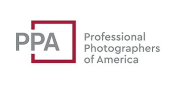 Professional Photographers of America (PPA) official logo with bold letters and red square accent.