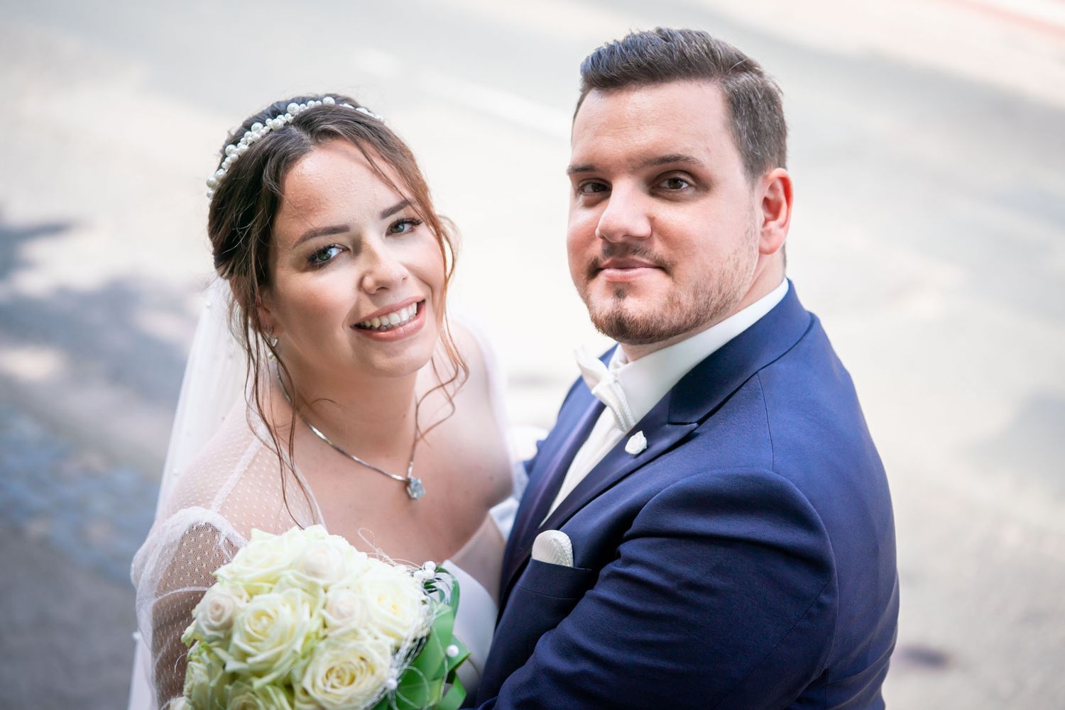 Portrait des Brautpaares