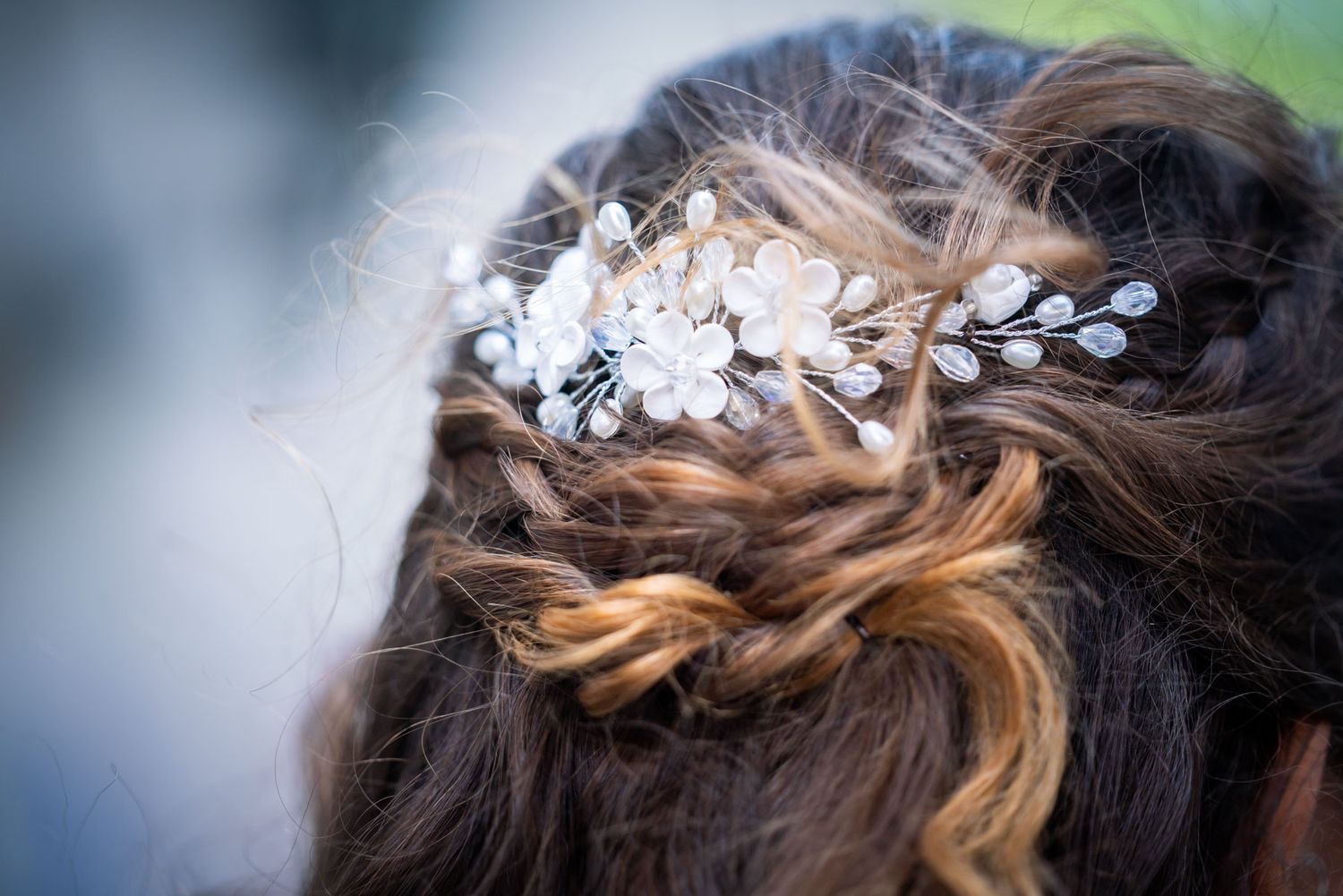 Haarschmuck der Braut