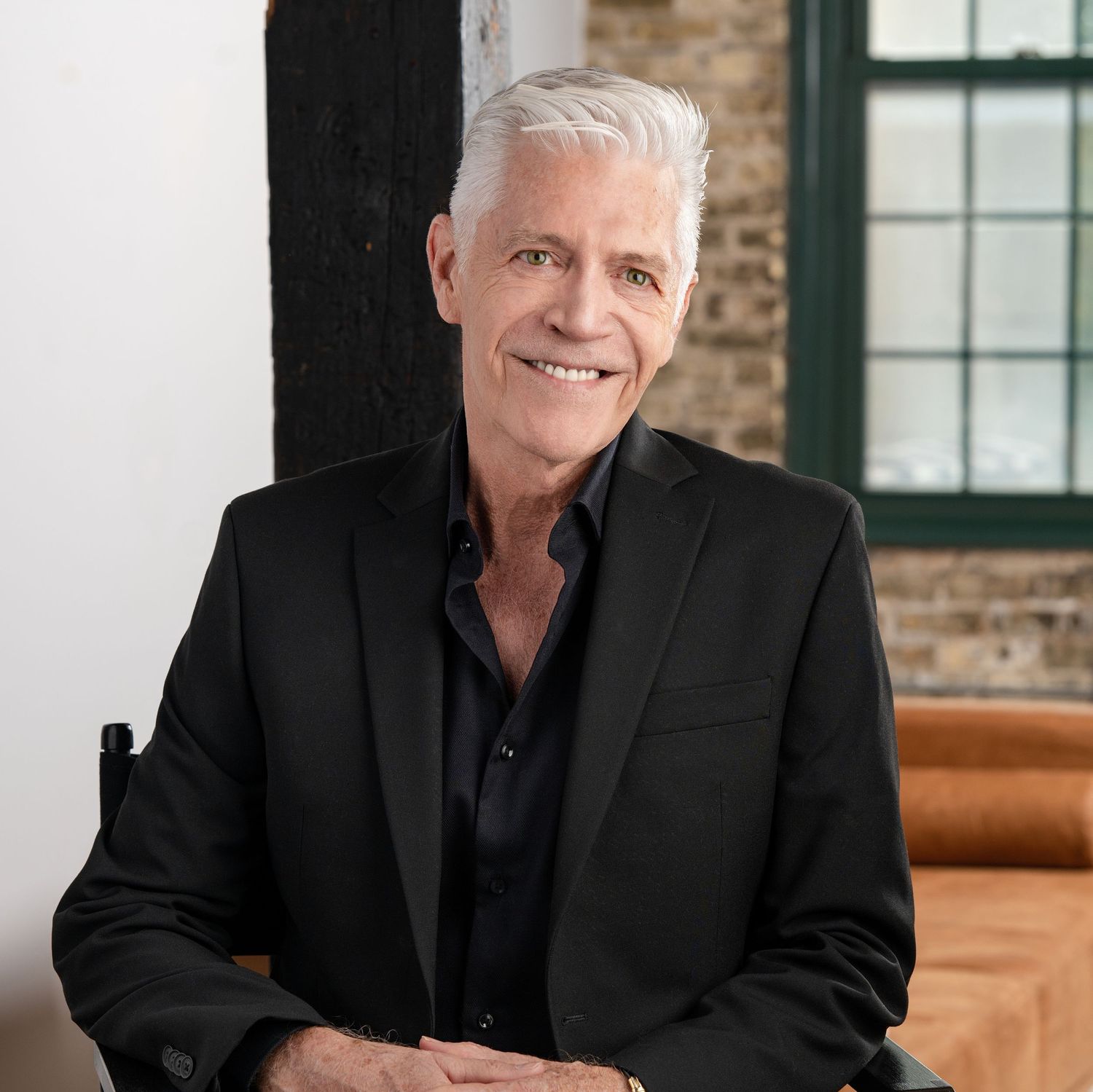 location headshots in warehouse loft