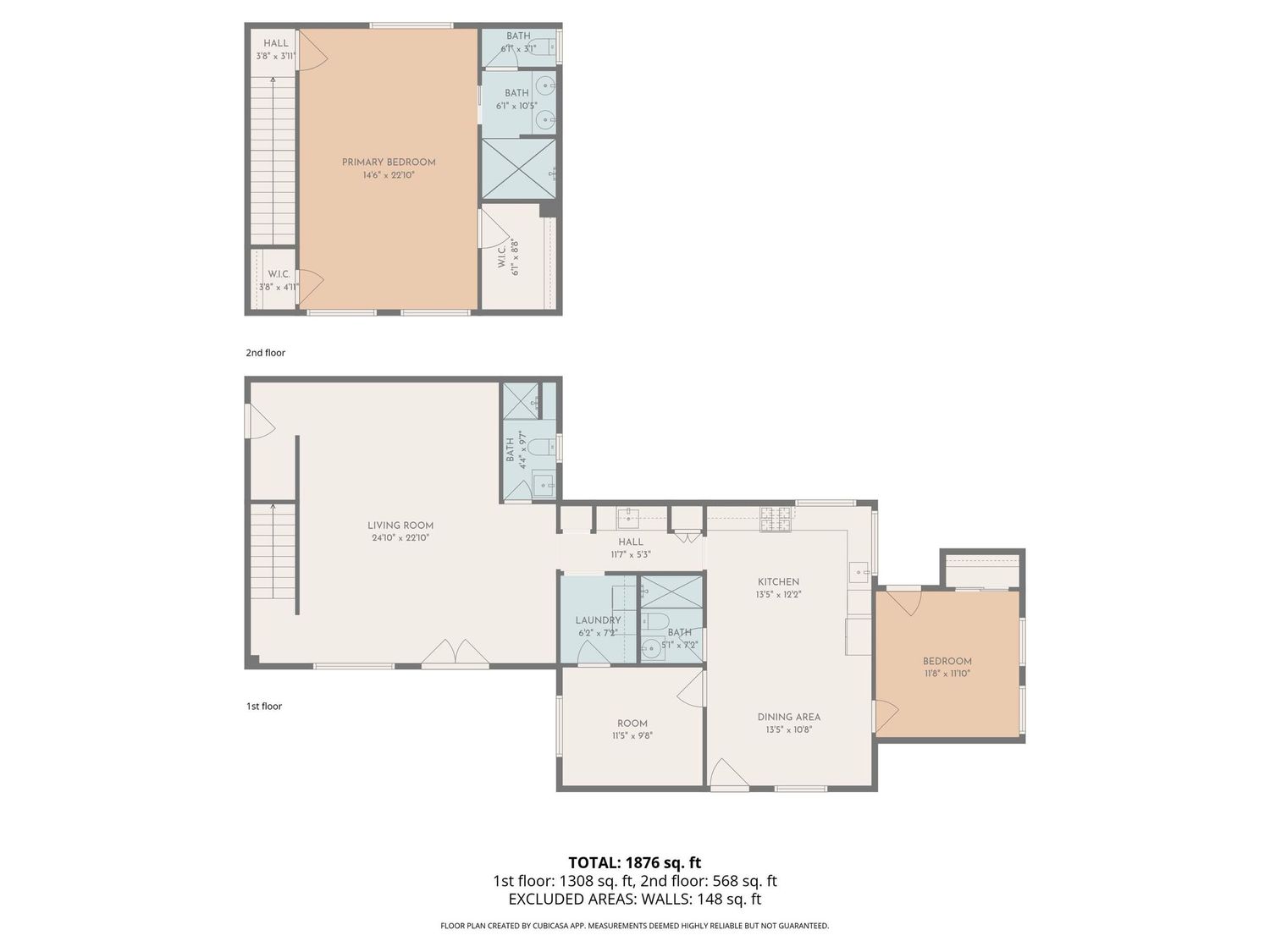 Architectural floor plan drawings showing multiple layouts of a residential space with room dimensions and bathroom details.