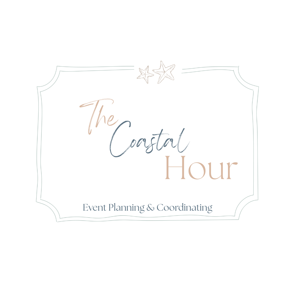 Elegant business logo design for event planning and coordinating services in a minimalist style.