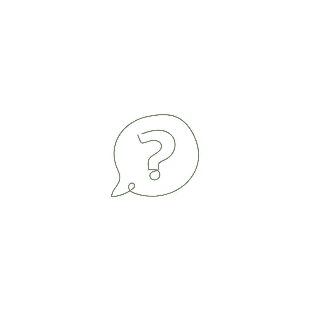 Simple chat bubble icons and communication symbols drawn in minimalist line art.
