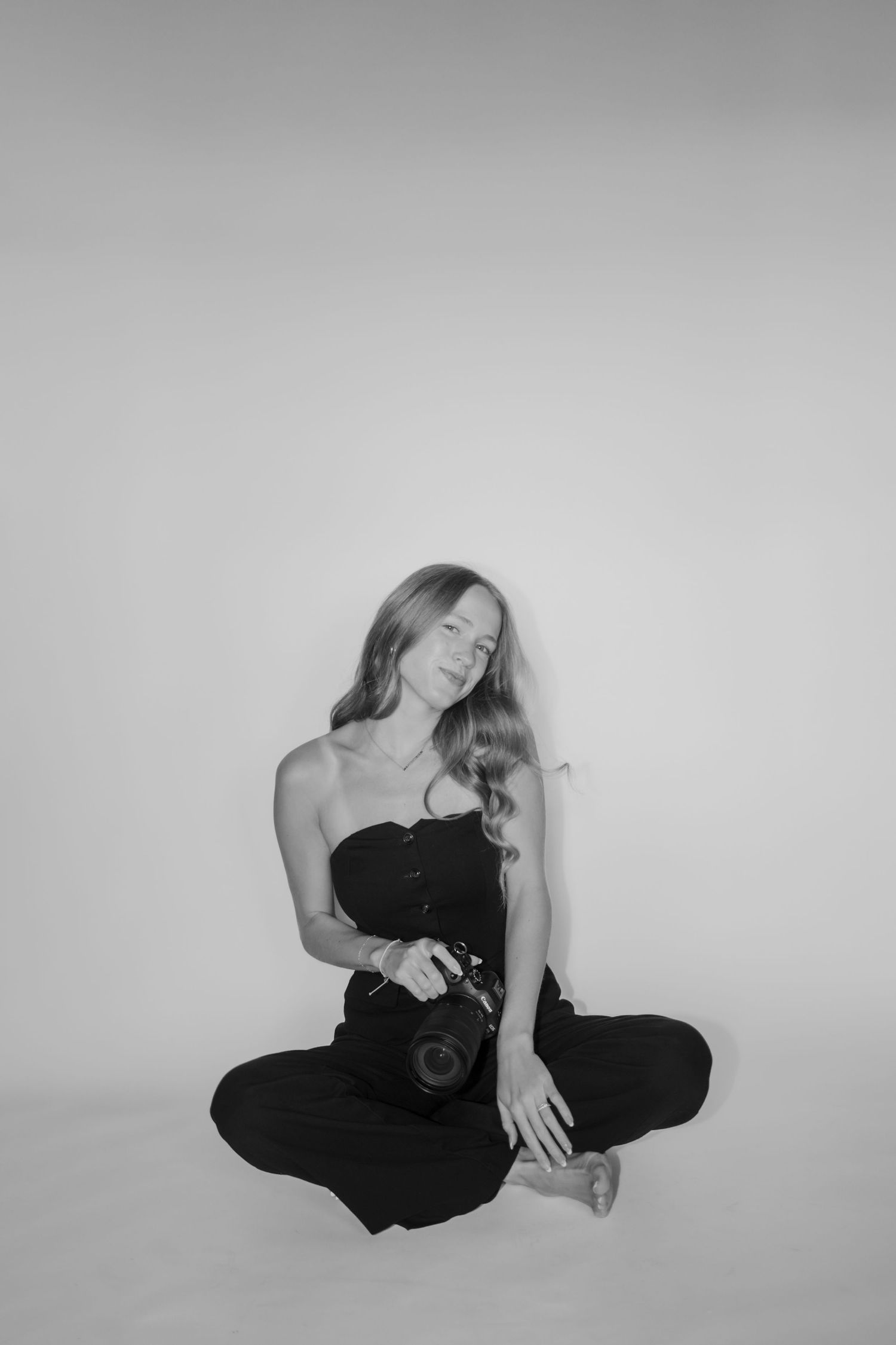 Artistic black and white photo sequence capturing fluid movement and emotion.