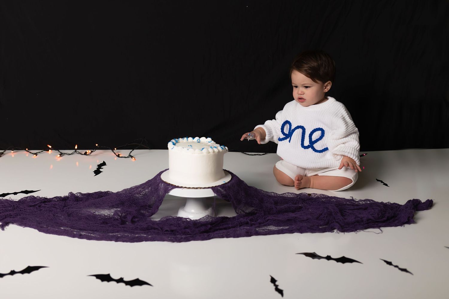 spooky cake smash