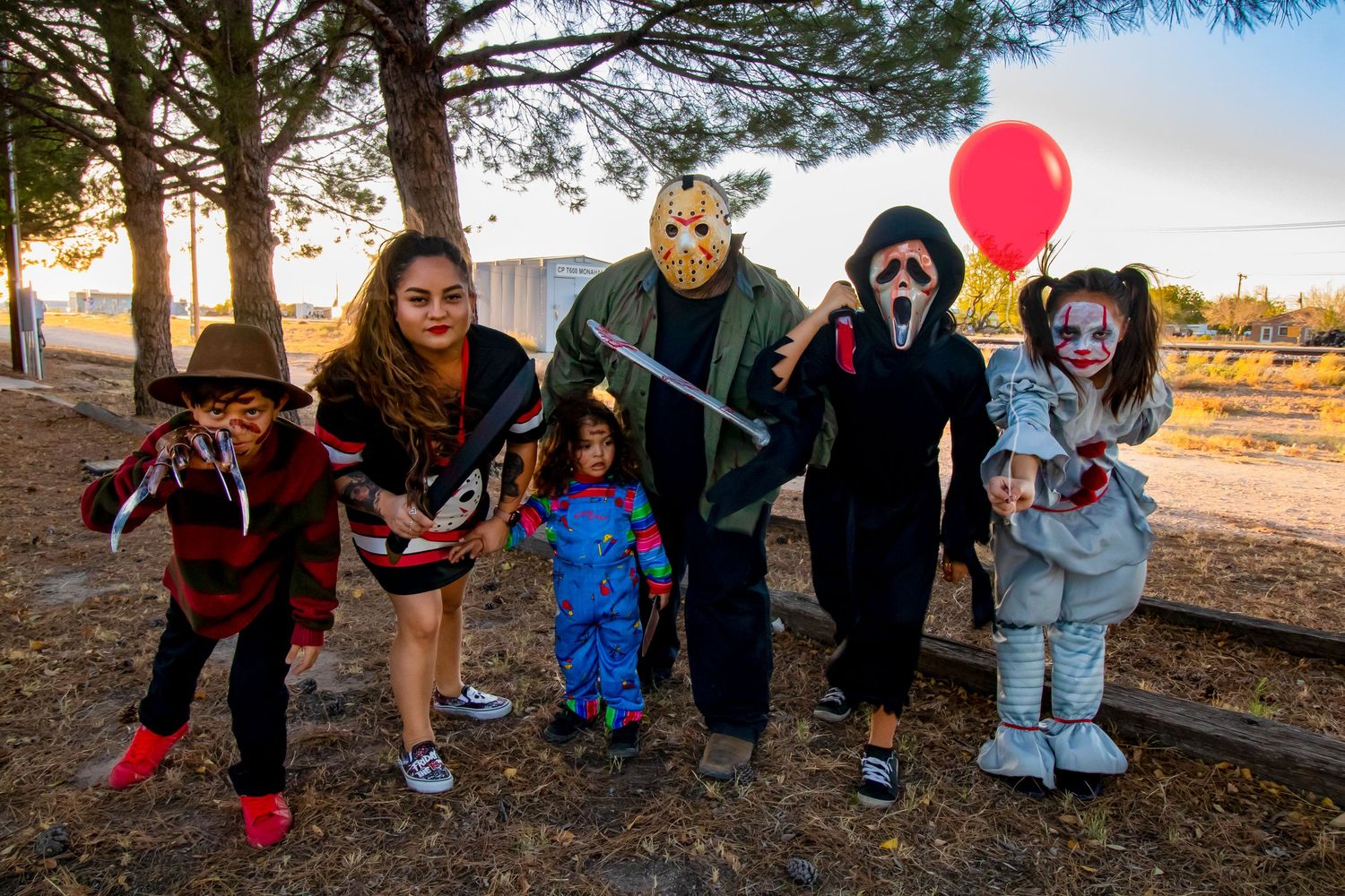 halloween family photo