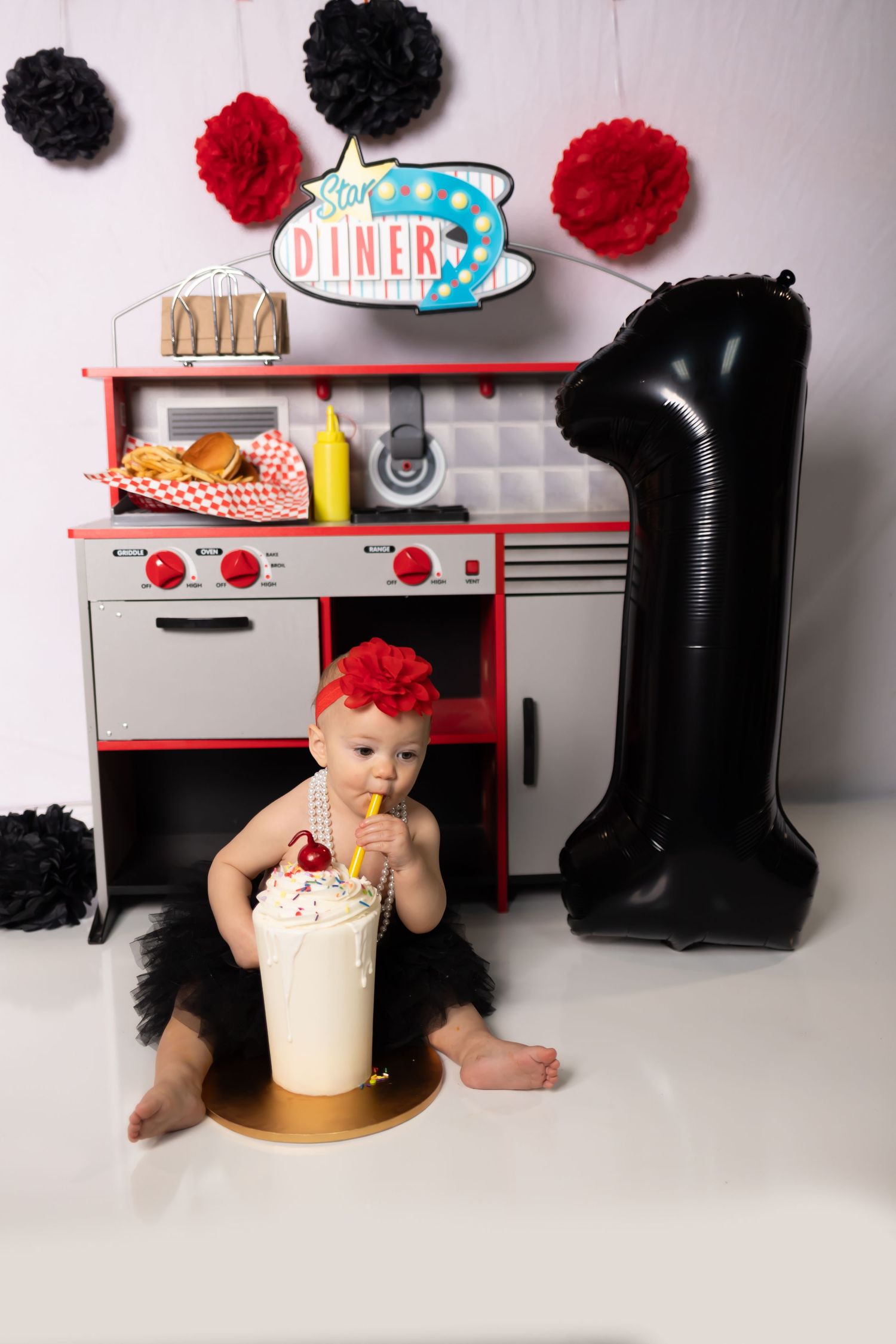 retro cake smash