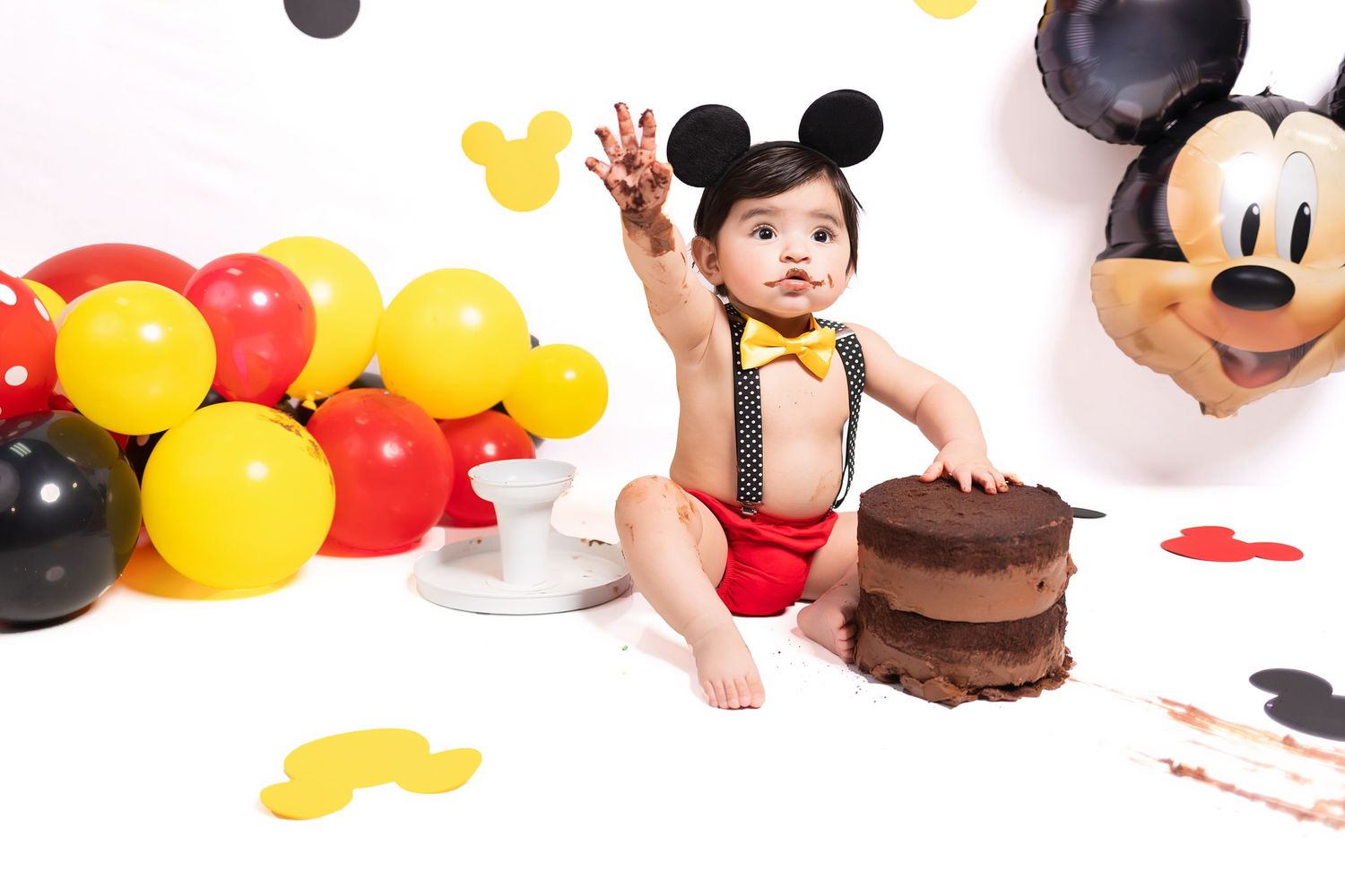 mickey mouse cake smash