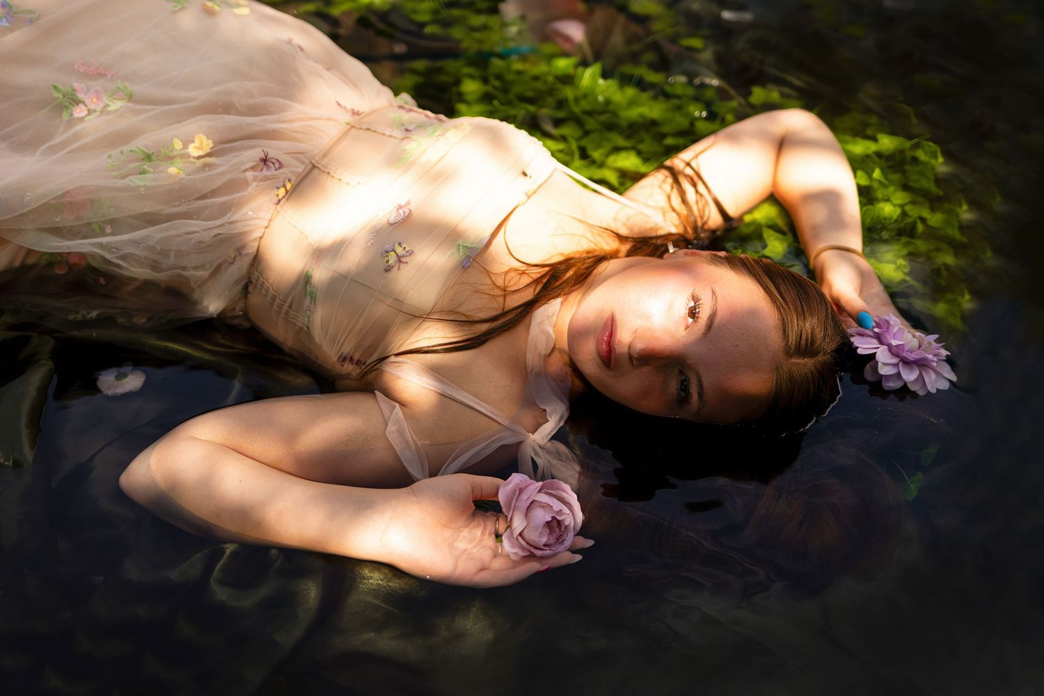 girl in the water