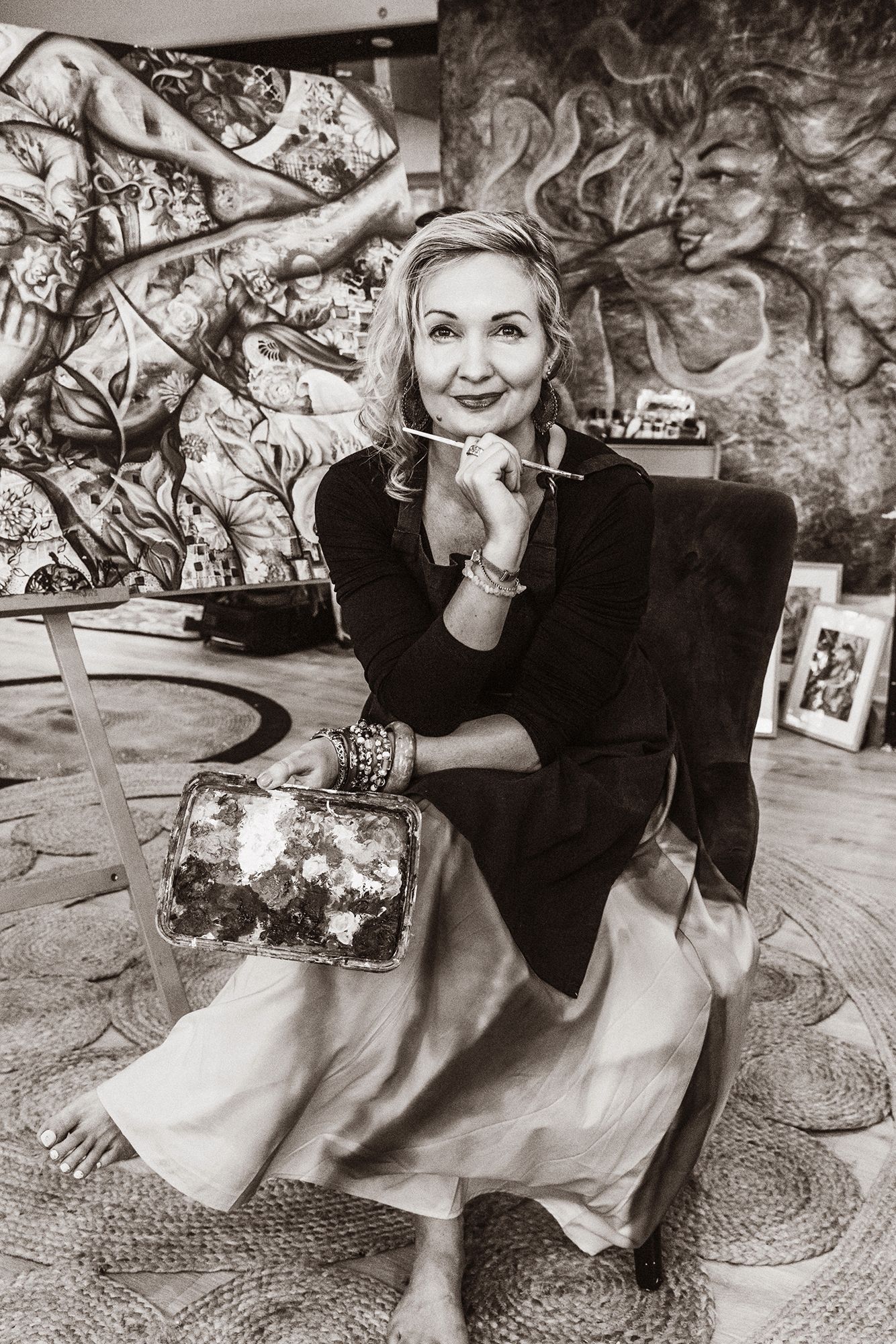 Portrait of Gold Coast artist.