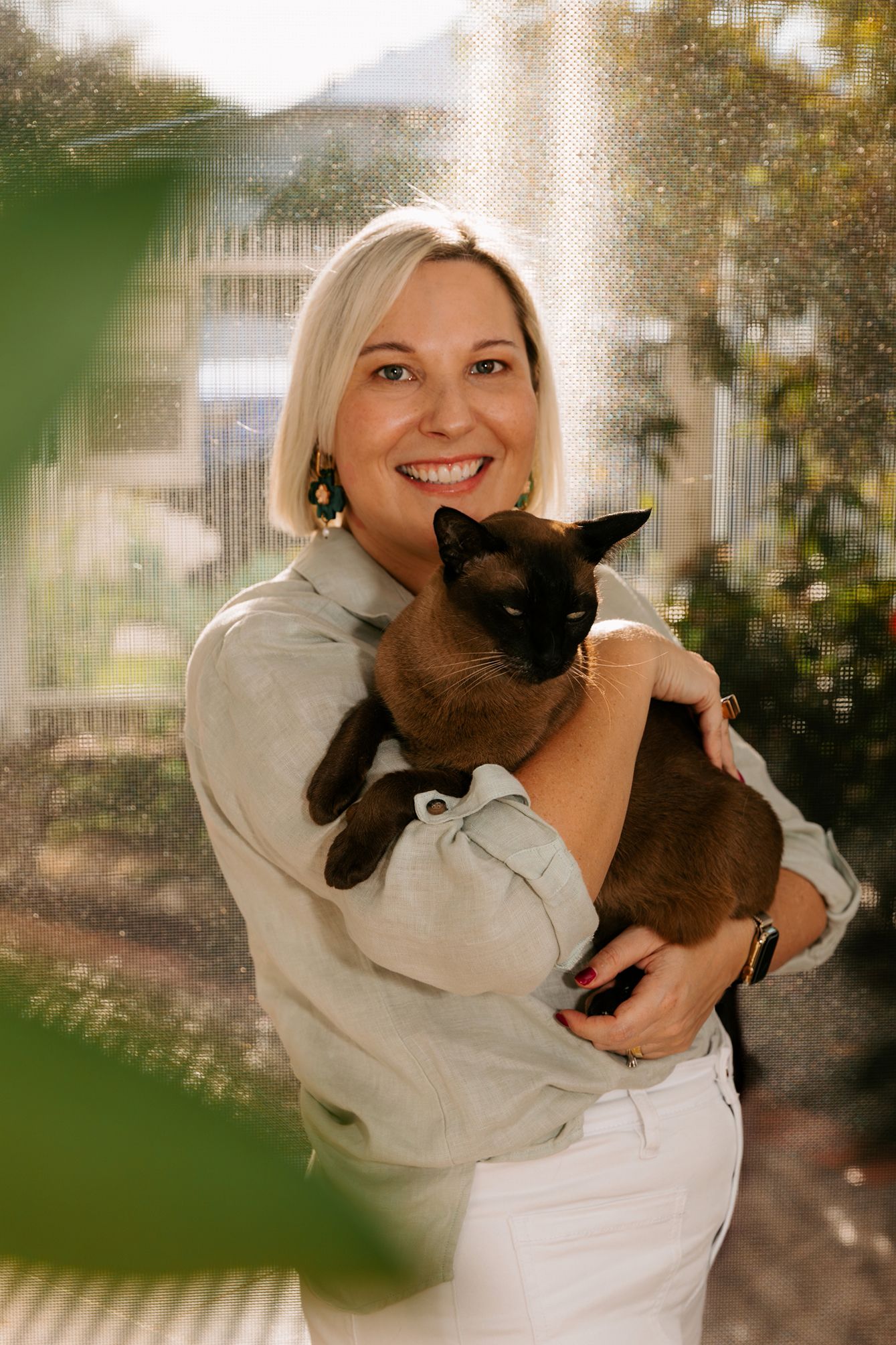 Family pet photography at Wynnum Manly Brisbane.
