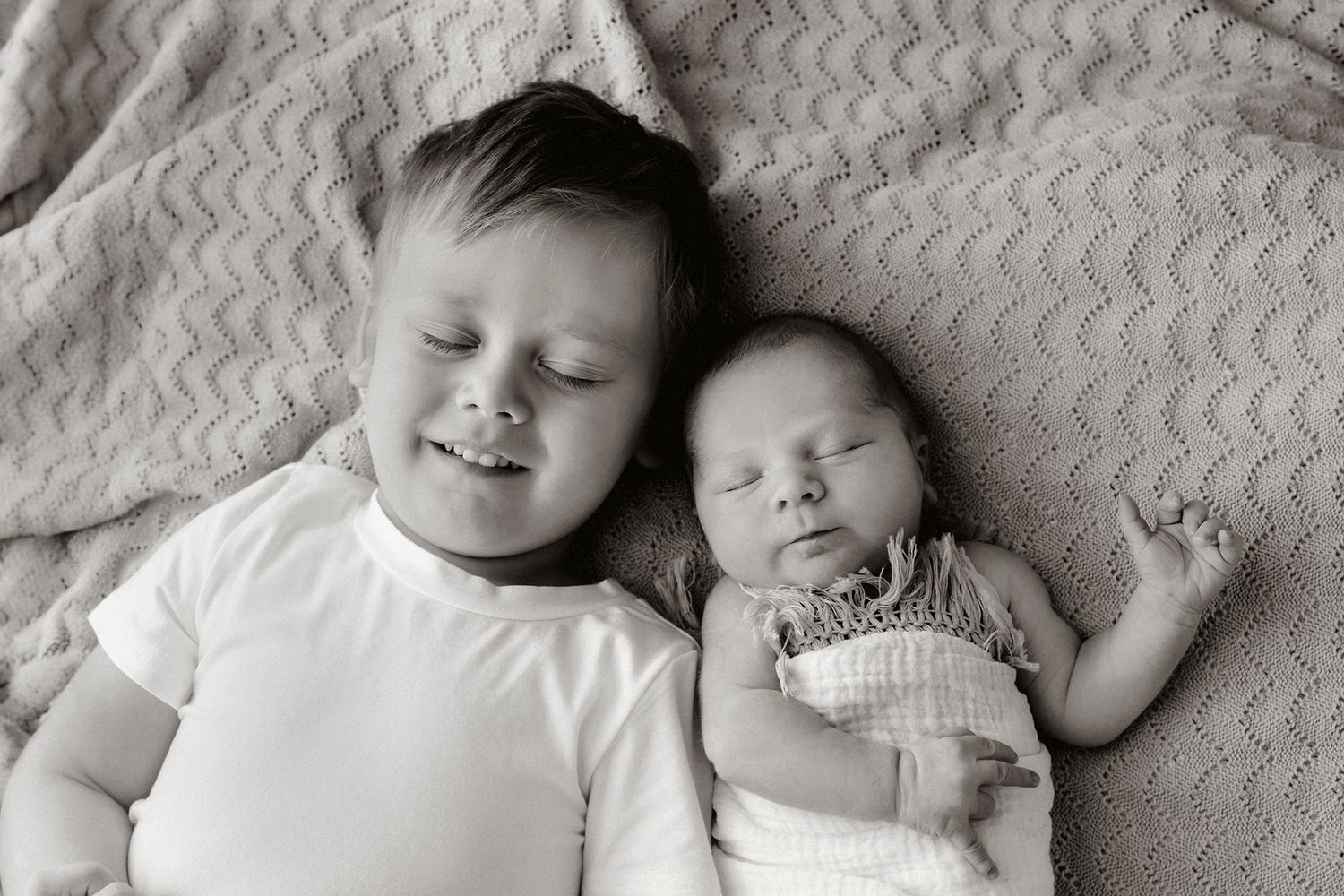 At home newborn photographer Redlands Cleveland.