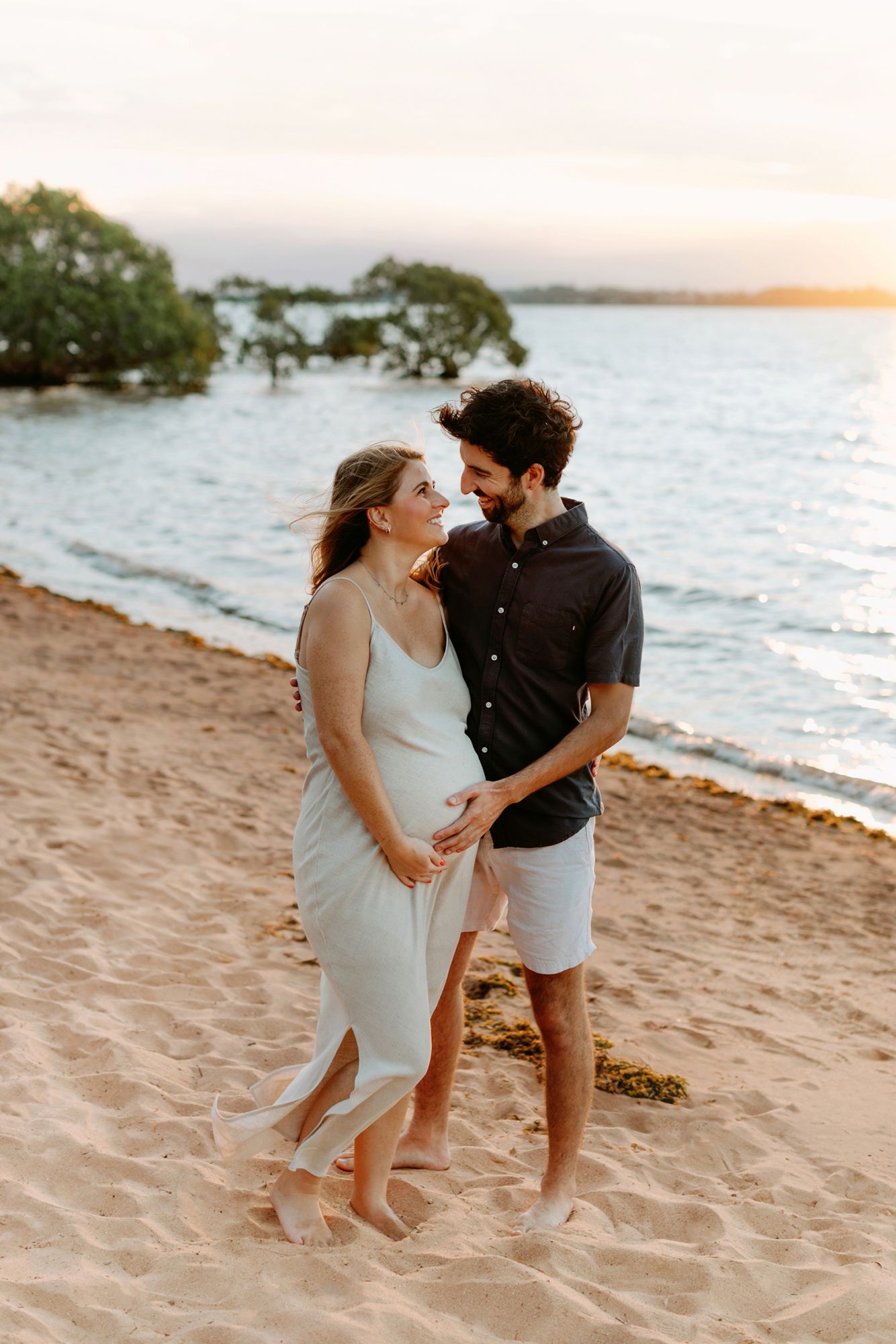 Family and maternity photographer Redlands, Wellington Point beach.