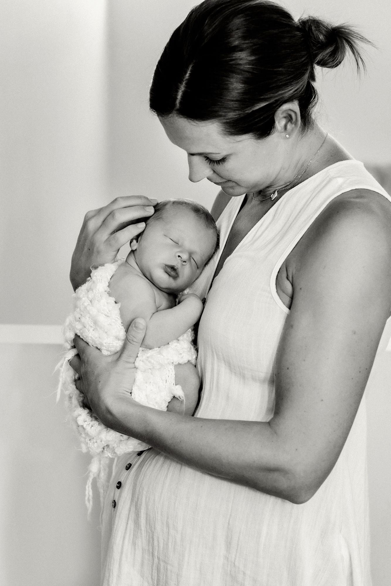 In-home lifestyle newborn photography Brisbane.