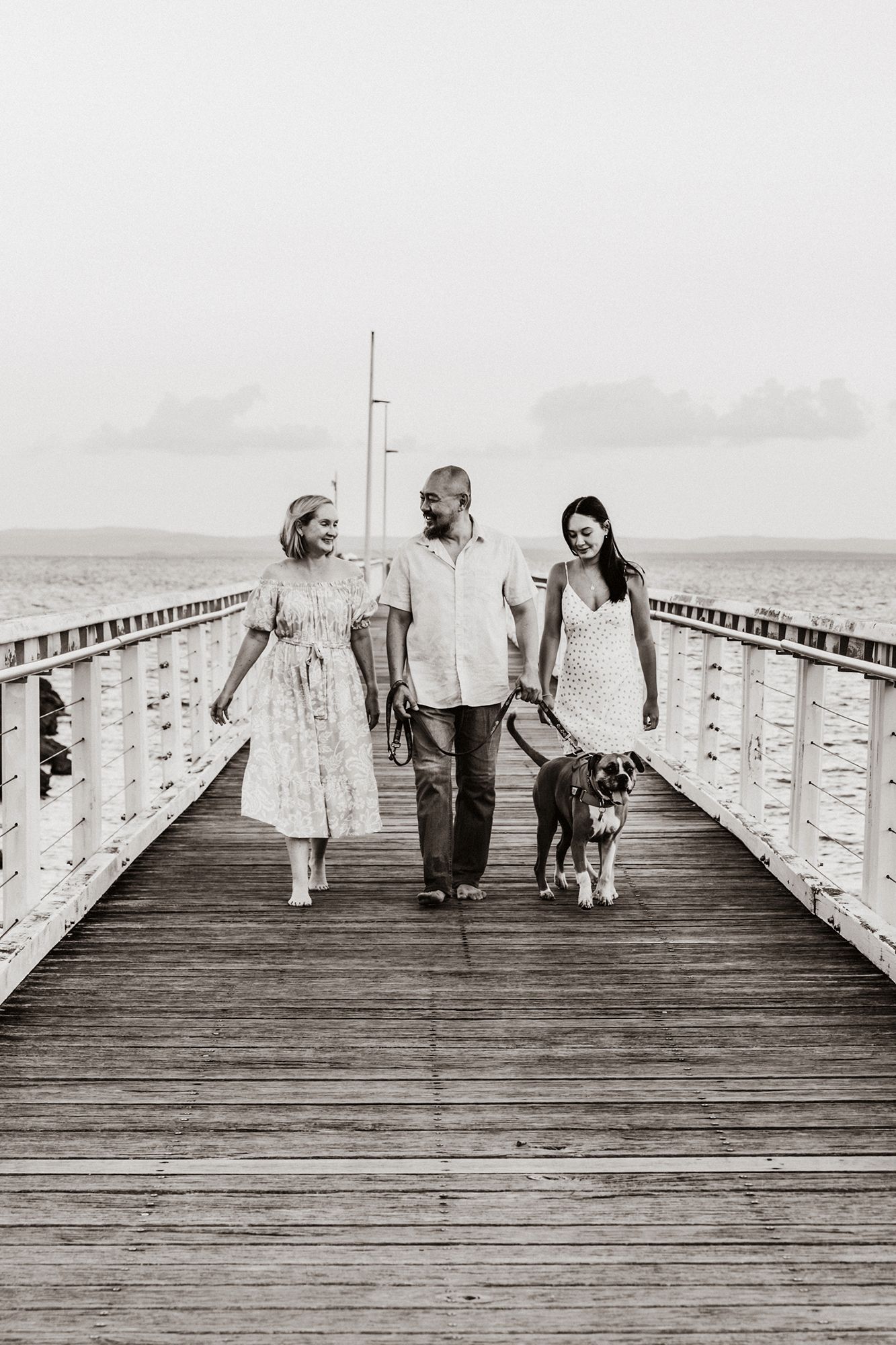 Wellington Point jetty family photographer.