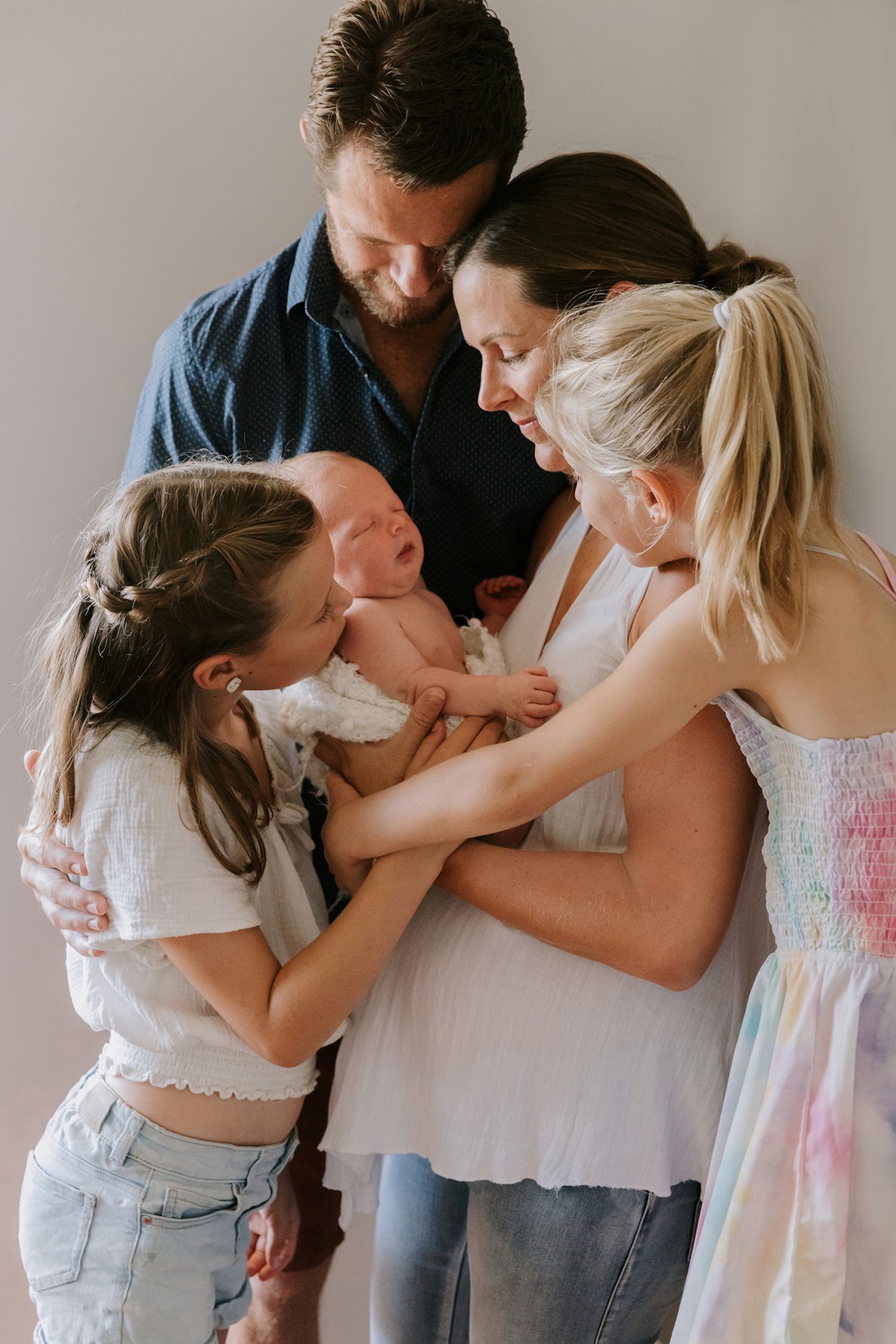 In-home family newborn photography Redlands Wellington Point, in the comfort of your home.