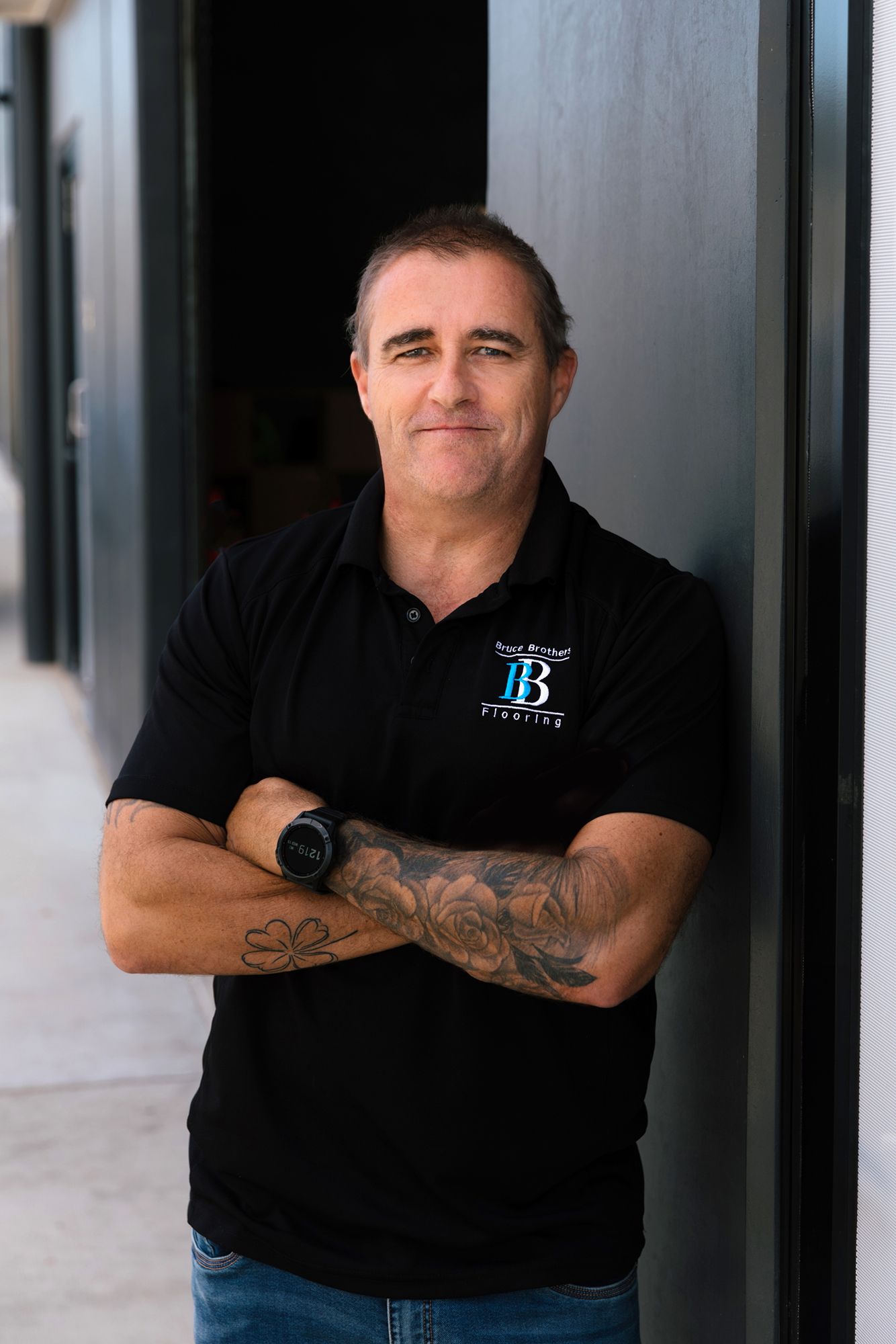 Professional headshot of a business owner by Redlands business photographer JOT studio.