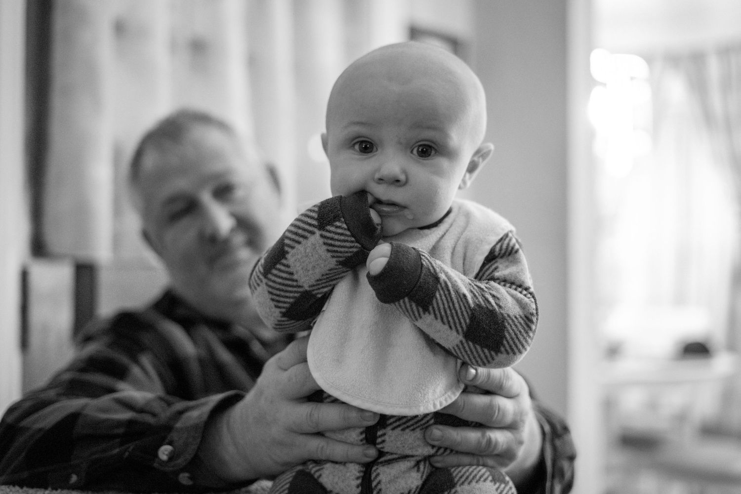 photo with Grandfather and Grandson