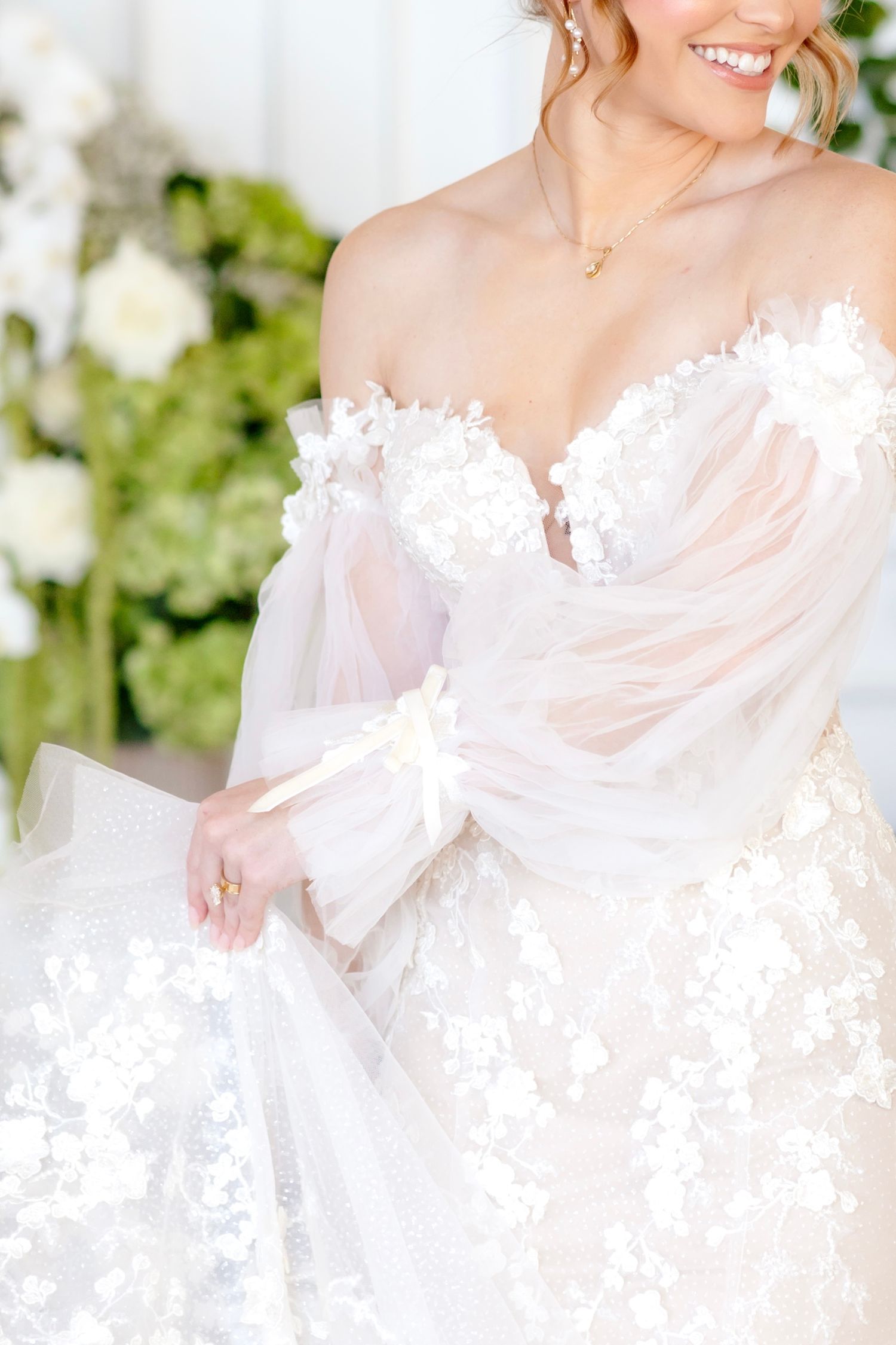 bride swinging her wedding dress Dallas Texas wedding photographer
