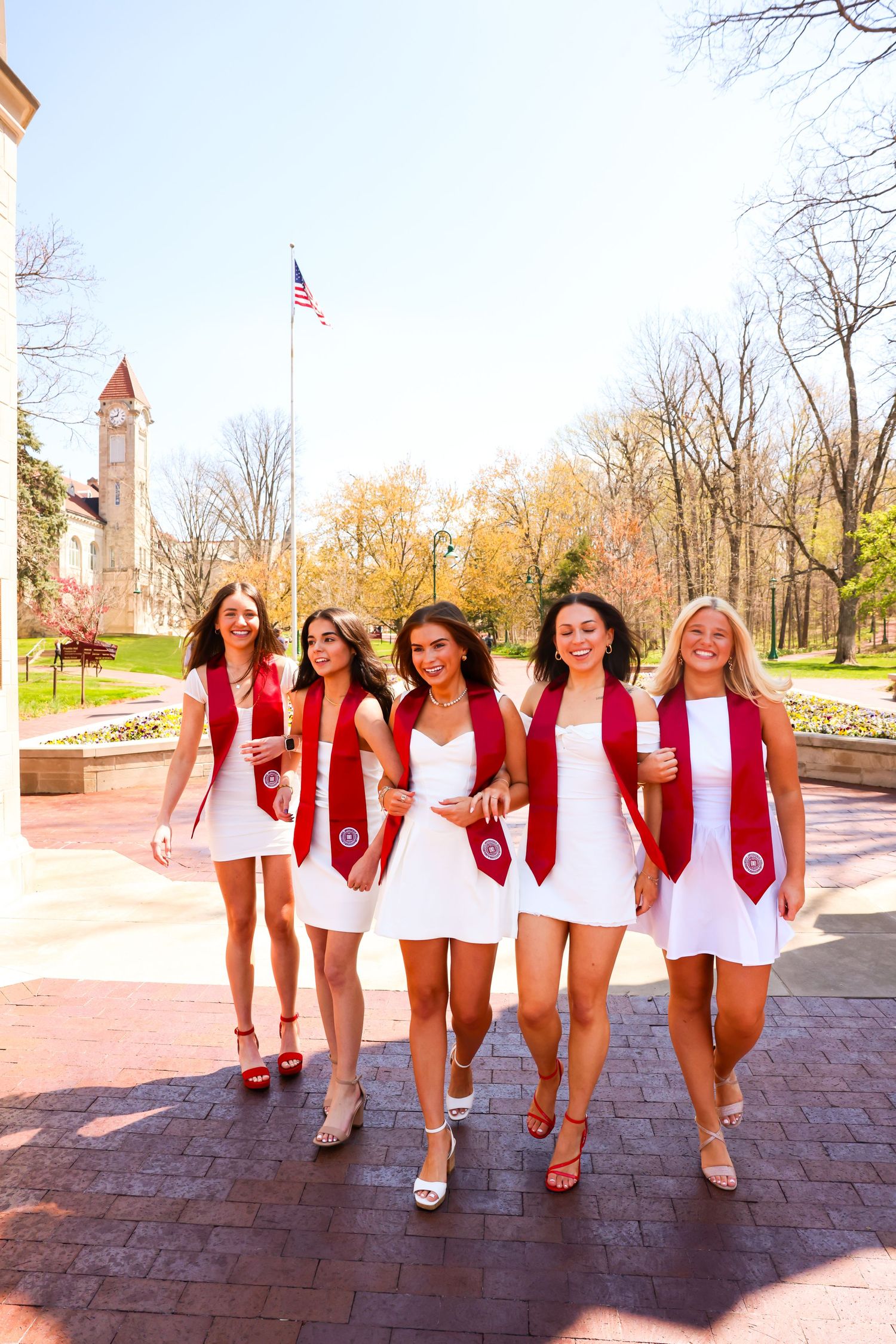 5 graduating women from Indiana university