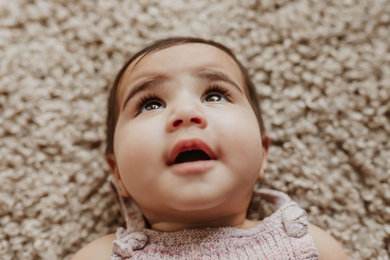Studio newborn photography session in Edmonton, Alberta, capturing tiny details and family memories.