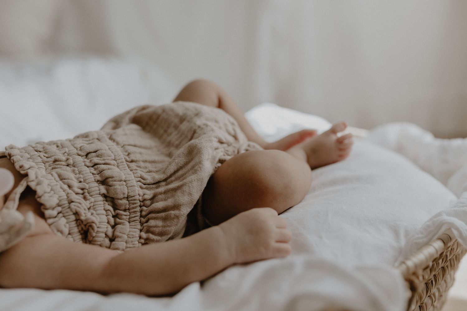 Studio newborn photography session in Edmonton, Alberta, capturing tiny details and family memories.