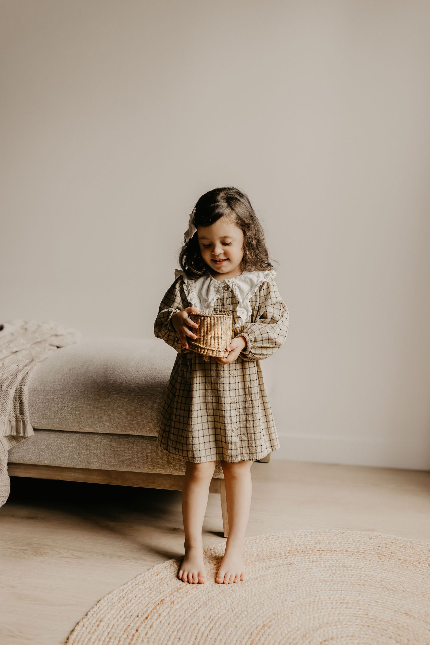 Studio newborn photography session in Edmonton, Alberta, capturing tiny details and family memories.
