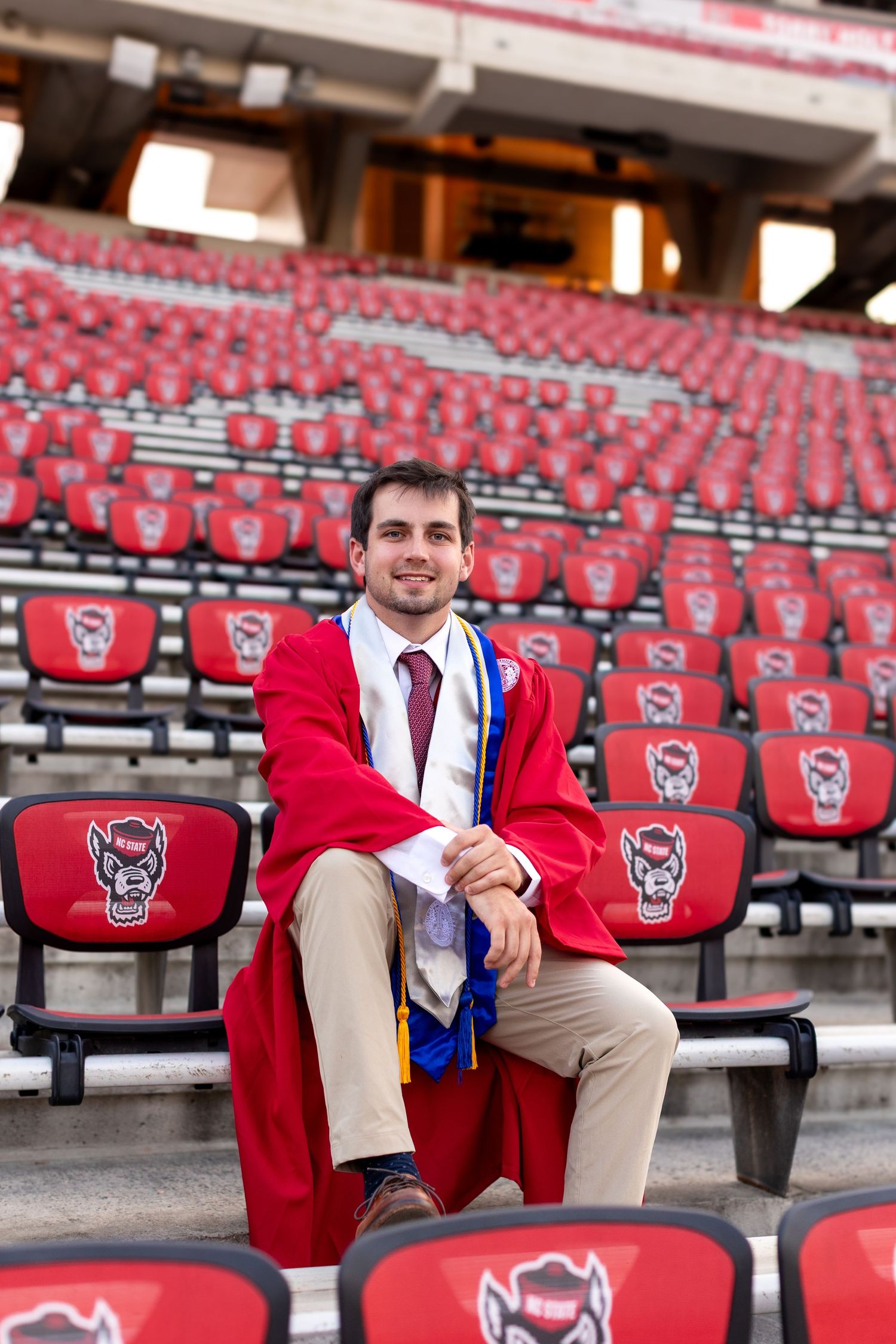 College Grad Session at North Carolina State University in Raleigh, NC.