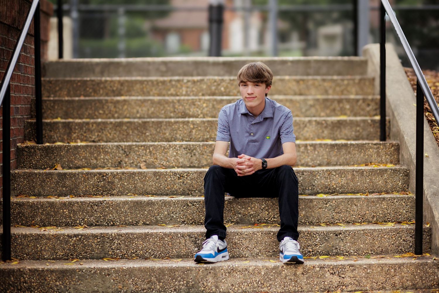 Raleigh Senior Photography at Brier Creek Country Club Pool