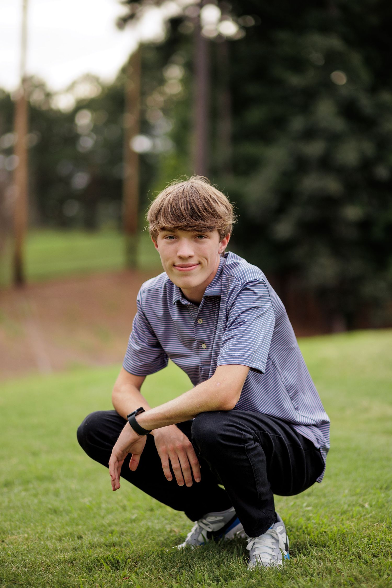 Raleigh Senior Photography at Brier Creek Country Club