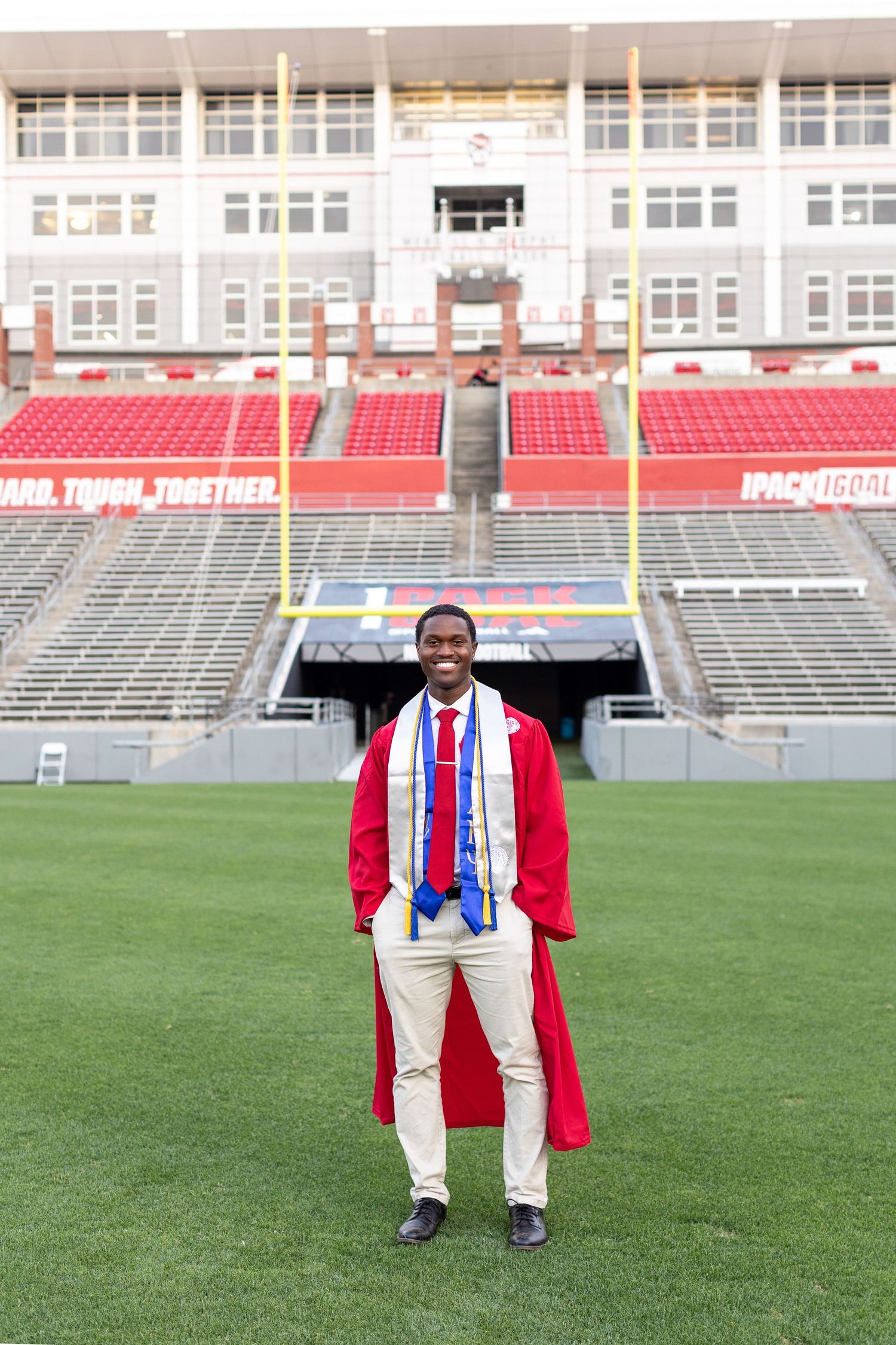 College Grad Session at North Carolina State University in Raleigh, NC.