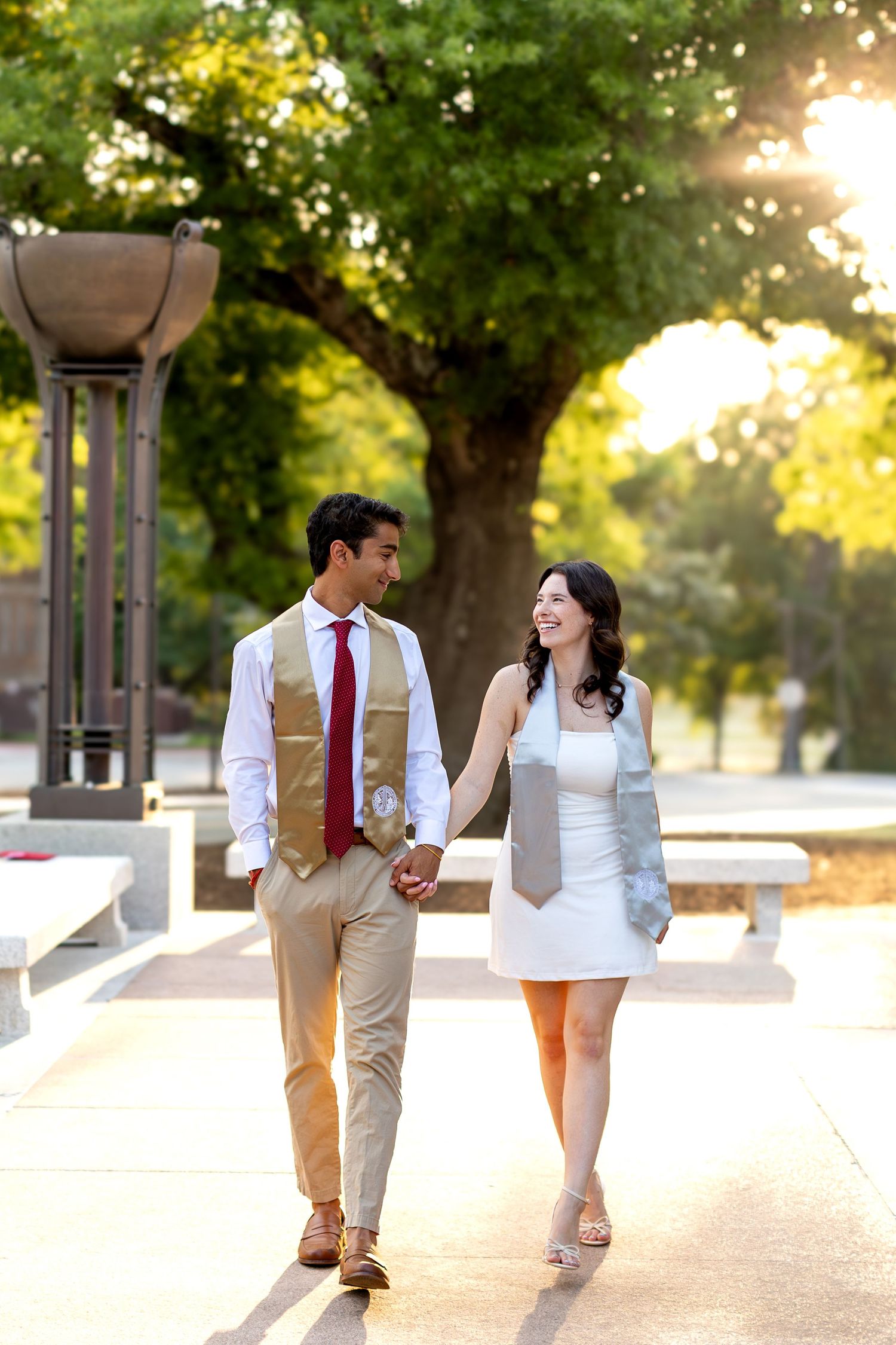 College Grad Couple Session at North Carolina State University in Raleigh, NC.