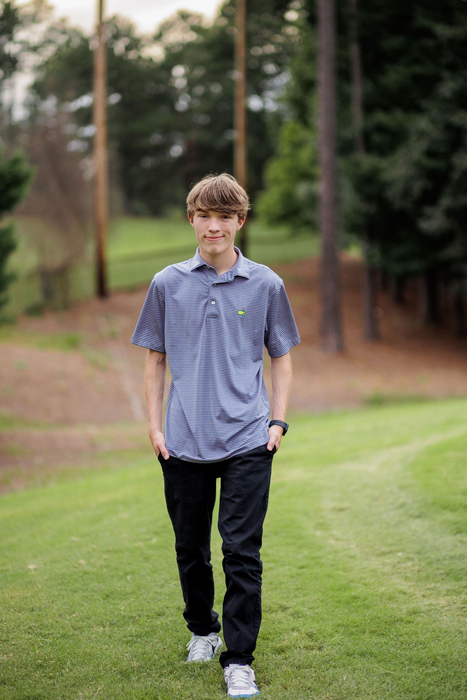 Raleigh Senior Portraits at Brier Creek Country Club