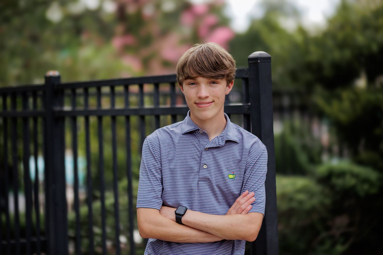 Raleigh Senior Photography at Brier Creek Country Club Pool