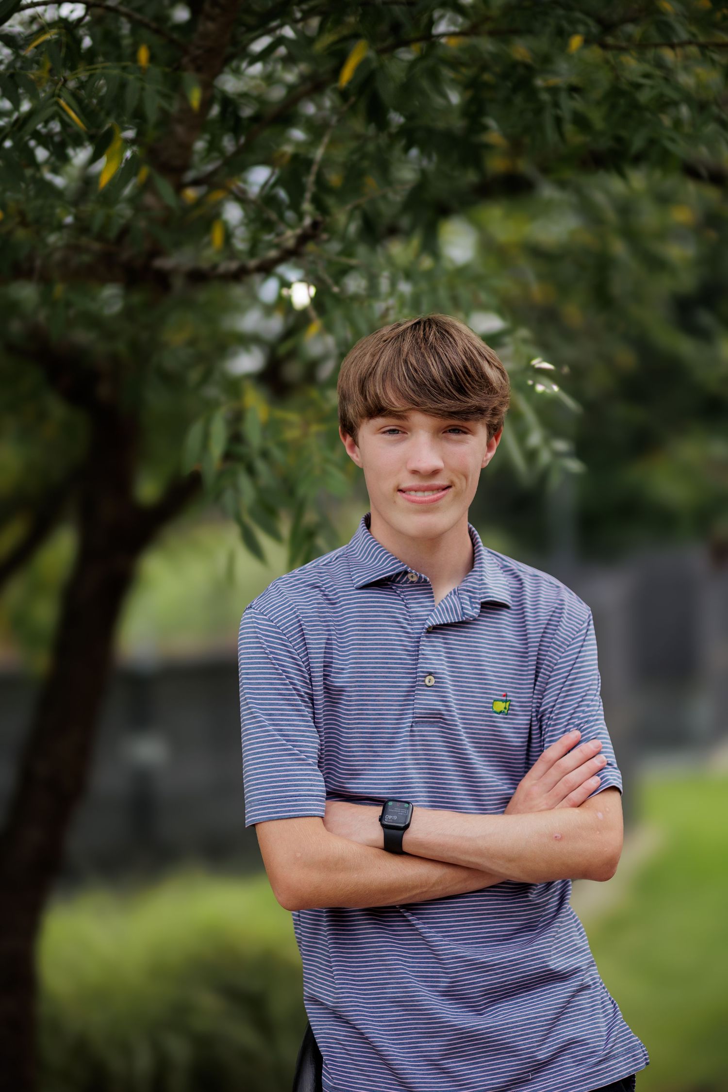 Raleigh Boy Senior Photography at Brier Creek Country Club