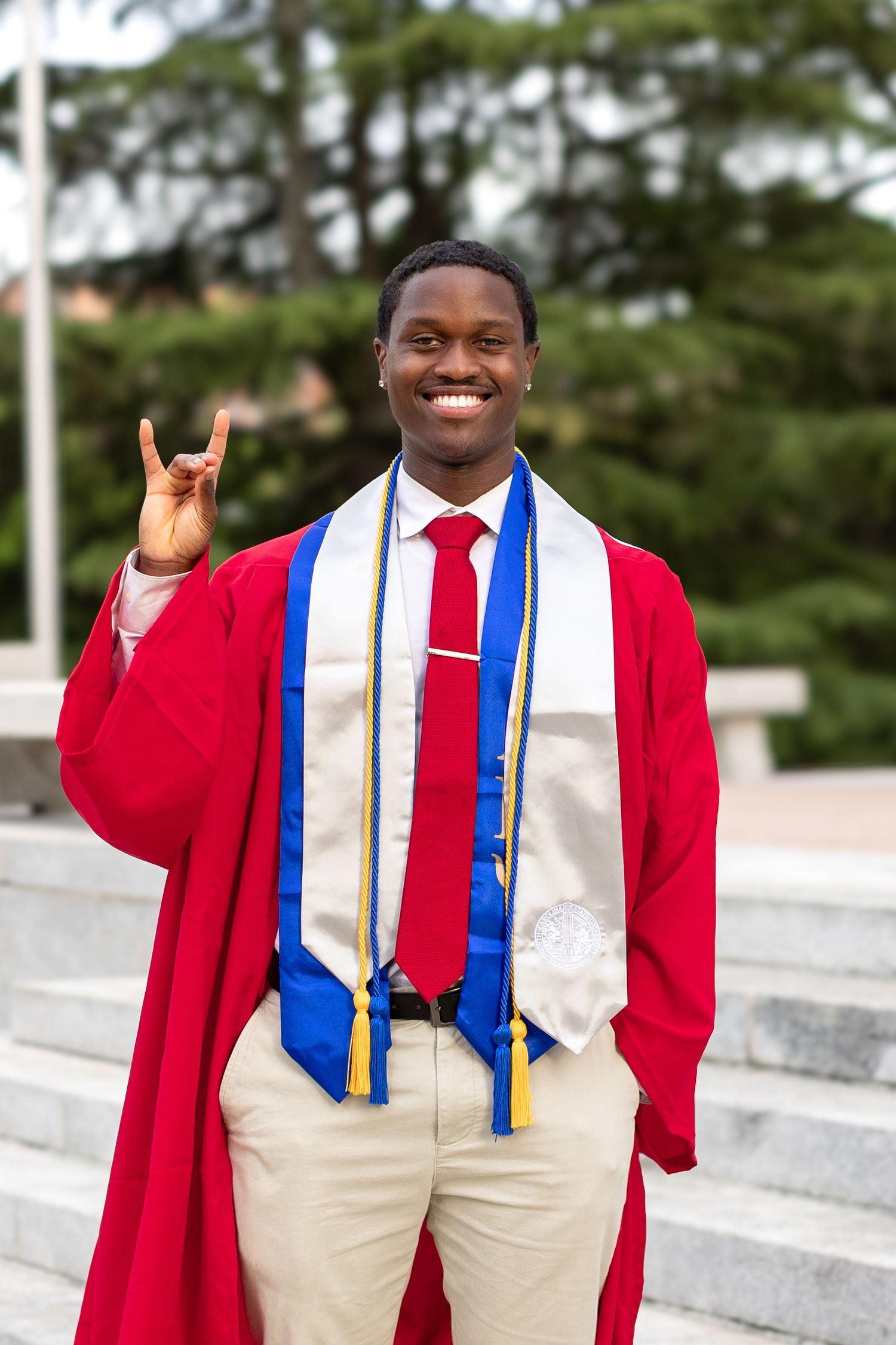 College Grad Session at North Carolina State University in Raleigh, NC.