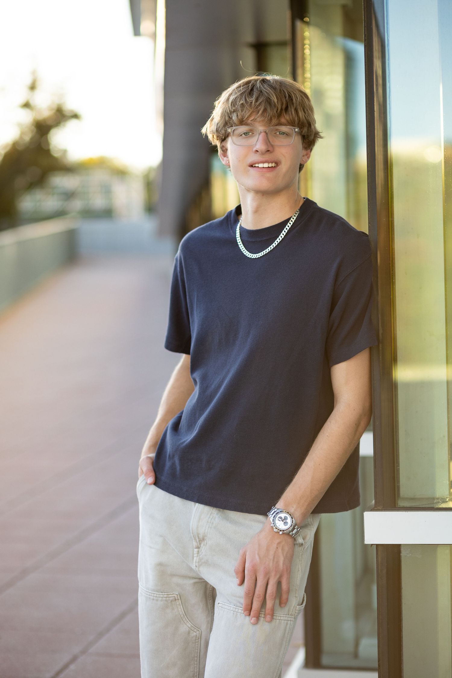 Wake Forest Senior Photo Session in Downtown Raleigh Union Station